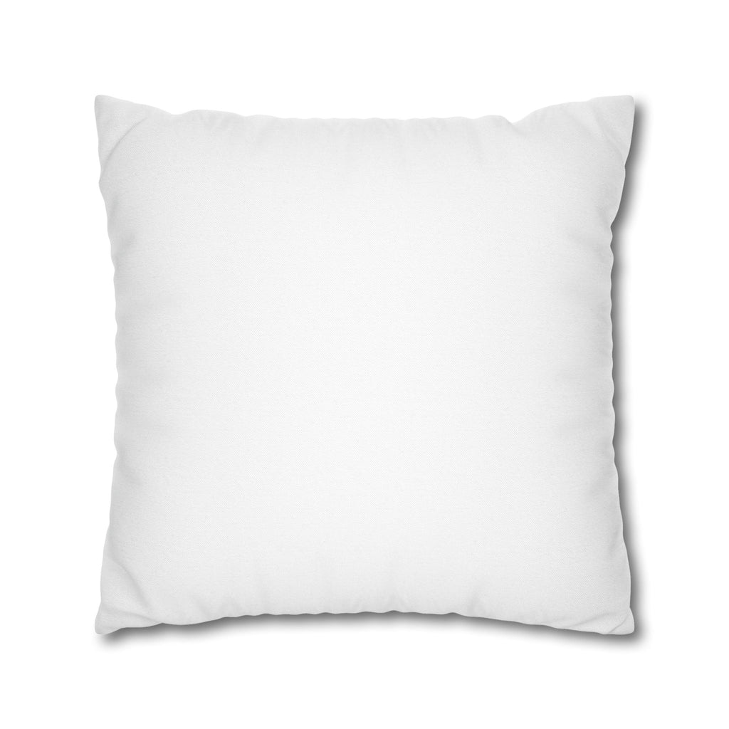 Roaring White Tiger Decorative Pillowcase — Blue Eyes Accent Throw Pillow