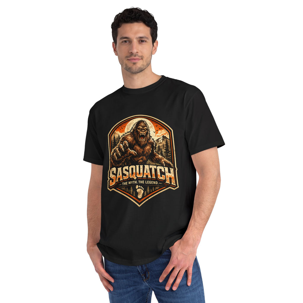 Sasquatch Graphic T-Shirt — "Sasquatch: The Myth The Legend" Retro Outdoor Tee