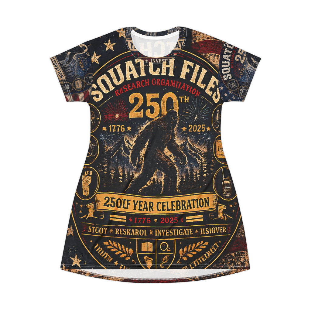 Squatch Files 250th Anniversary T-Shirt Dress