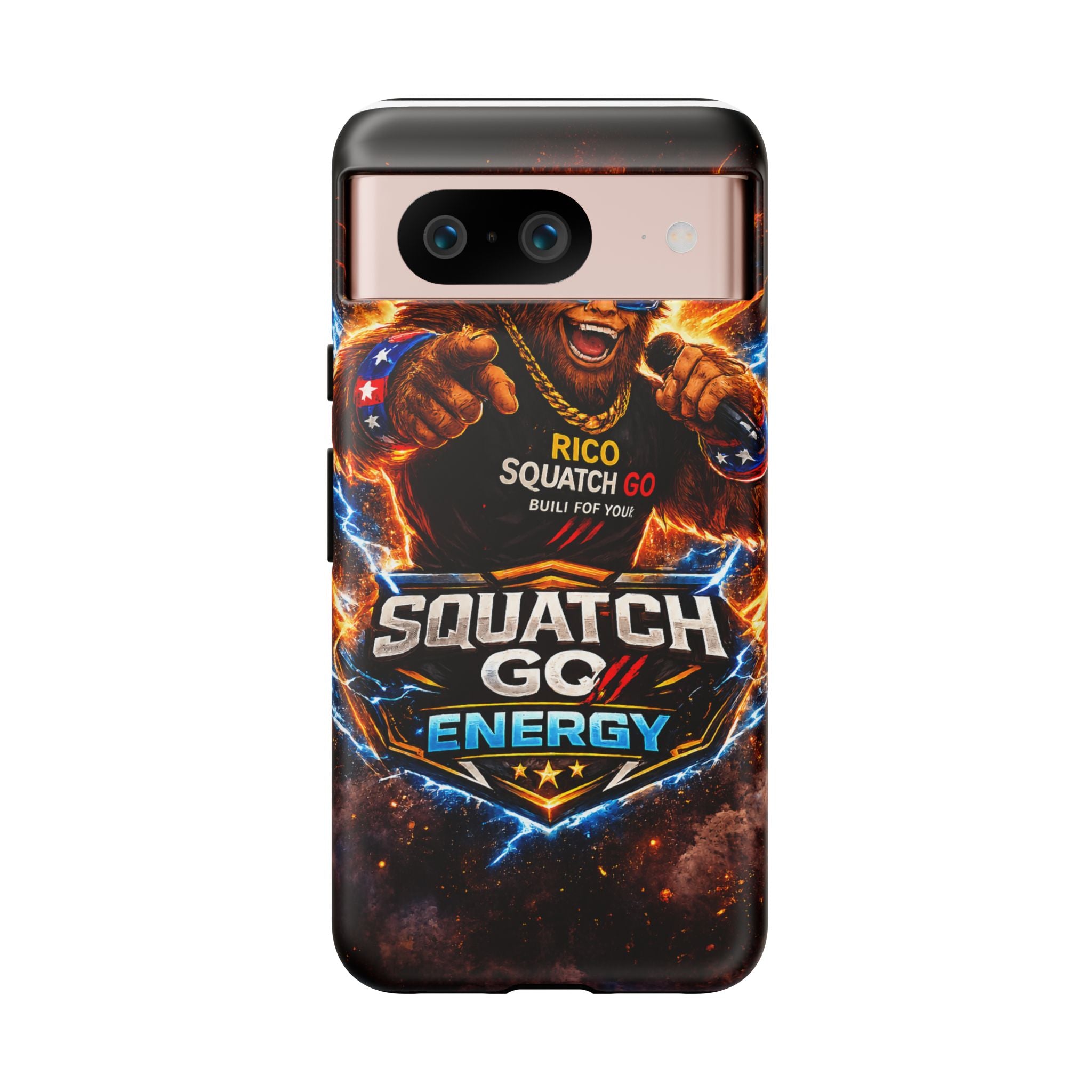Squatch Go Energy Phone Case — 'Rico Squatch Go' Gamer Energized Tough Case