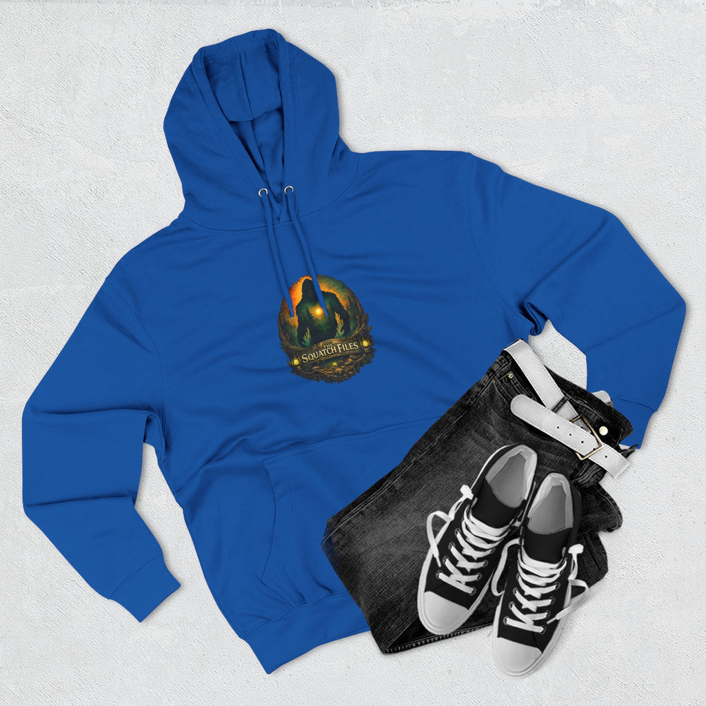 Squatch Go Energy Hoodie — Bigfoot Graphic Fleece Pullover (Made by Nature, Built by Science)