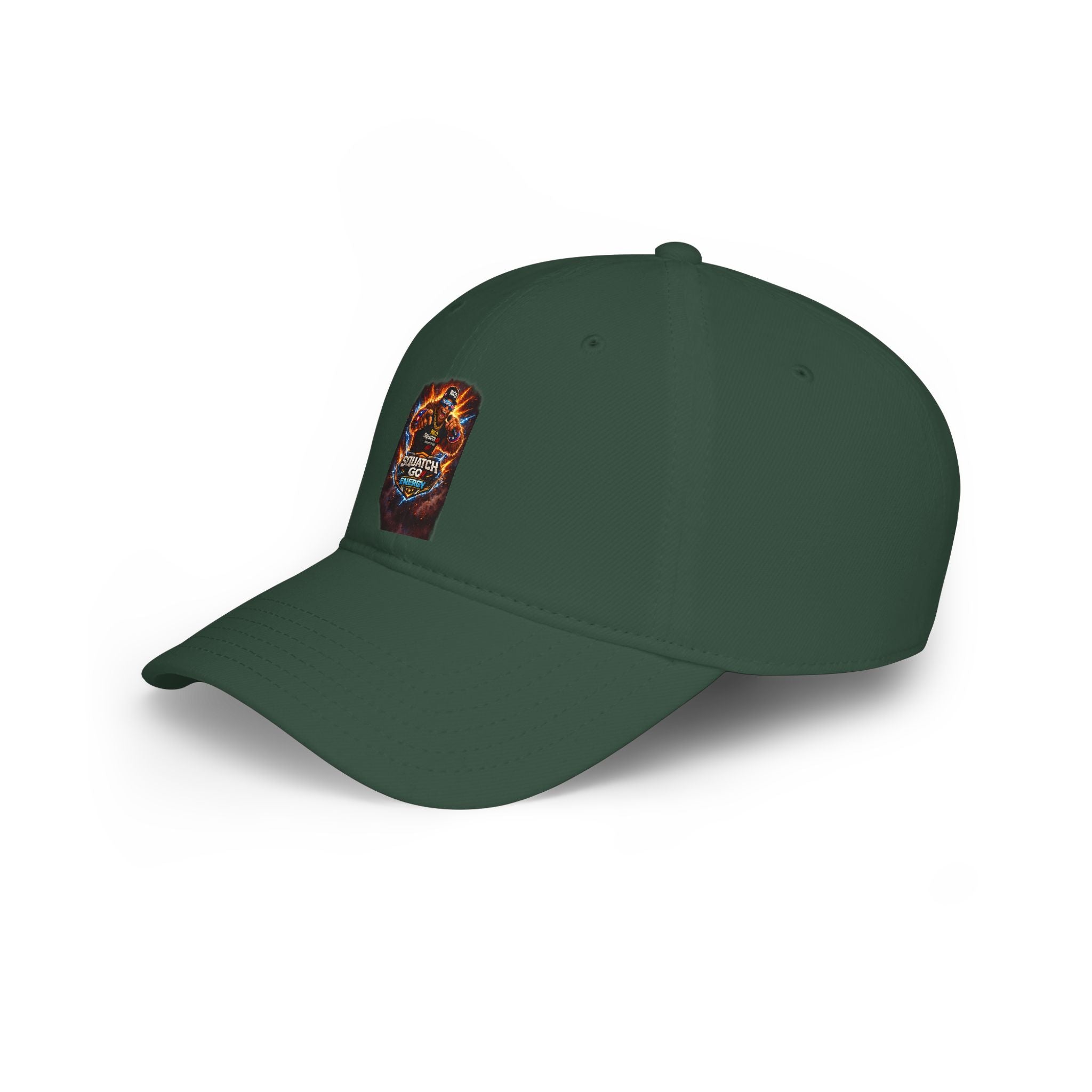 Dragon Skull Gaming Cap — Low Profile Baseball Hat with Fiery Graphic