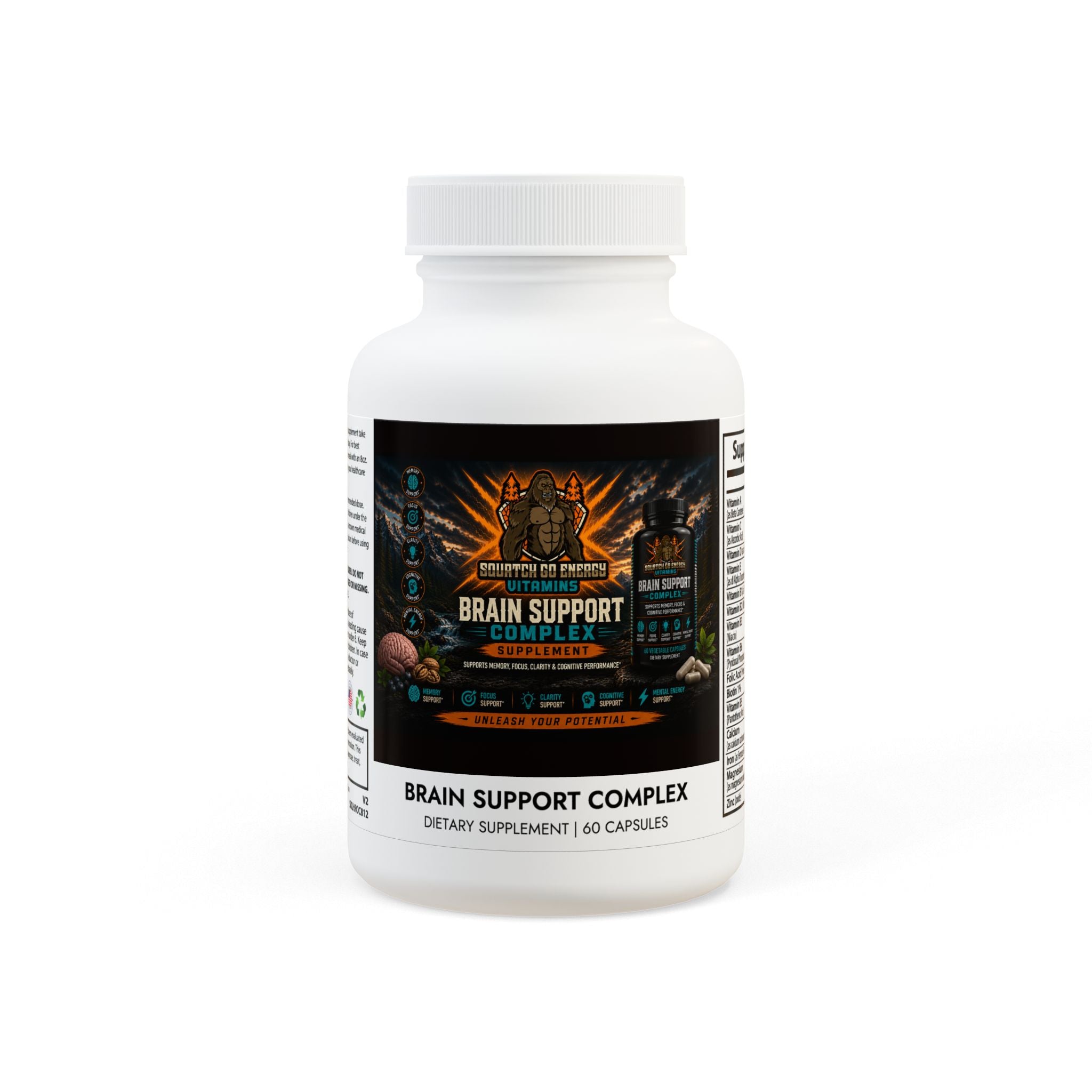 Brain Support Complex Supplement (60 Capsules)