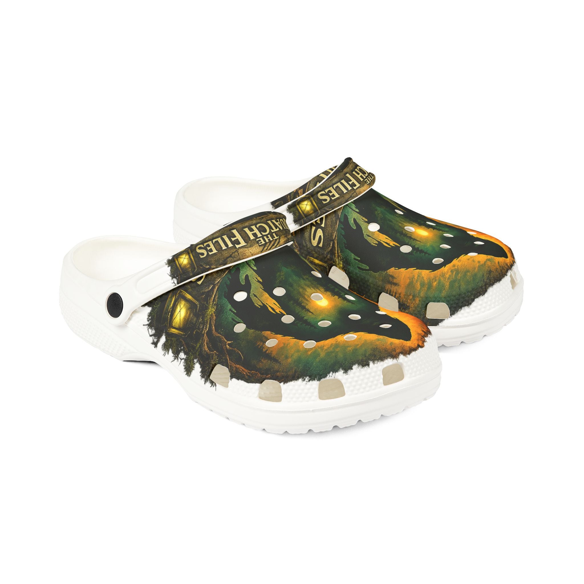 Sasquatch Files Graphic EVA Clogs