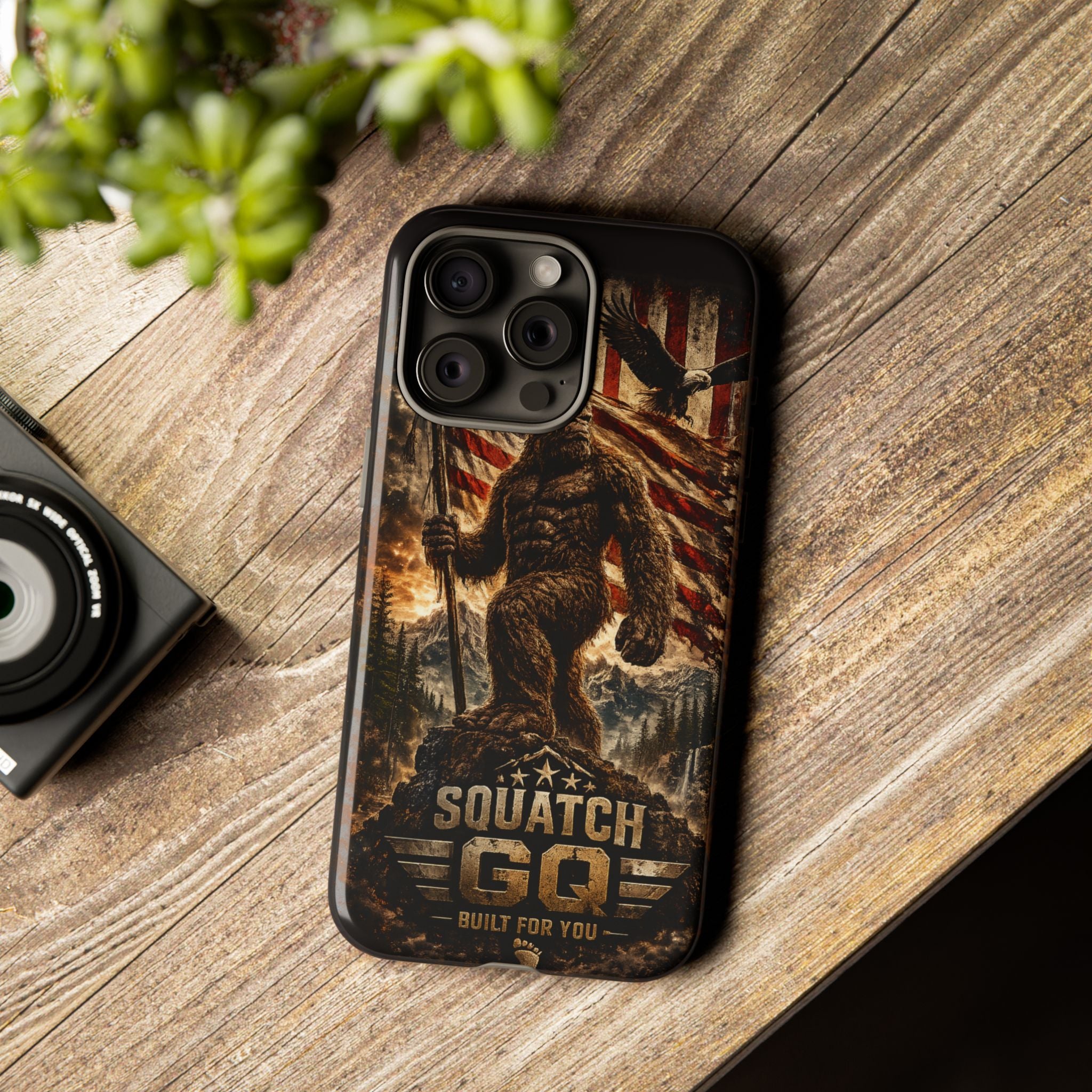 Squatch GQ Phone Case — American Bigfoot Protective iPhone Cover