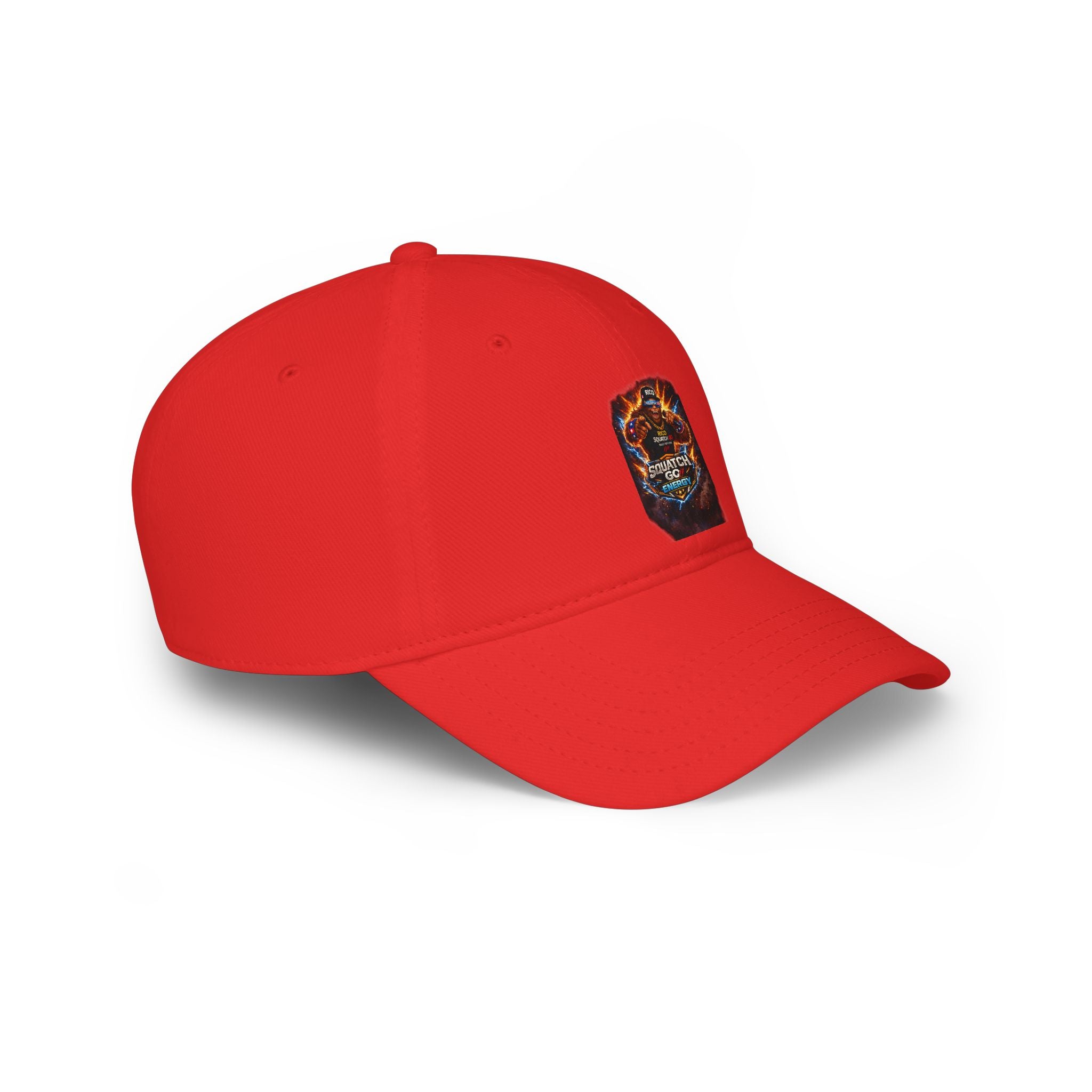 Dragon Skull Gaming Cap — Low Profile Baseball Hat with Fiery Graphic