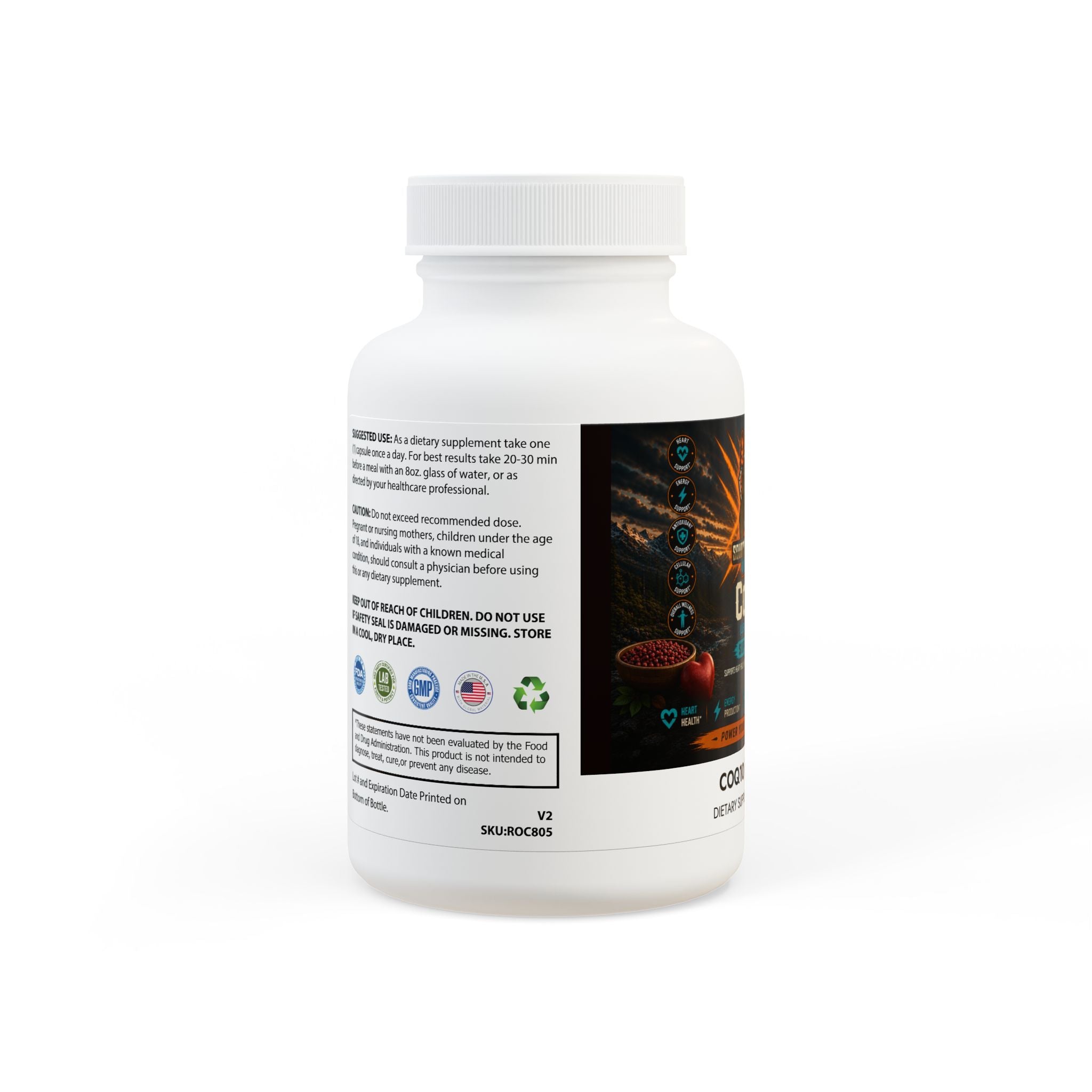 CoQ10 (Ubiquinone) Supplement (30 Capsules)
