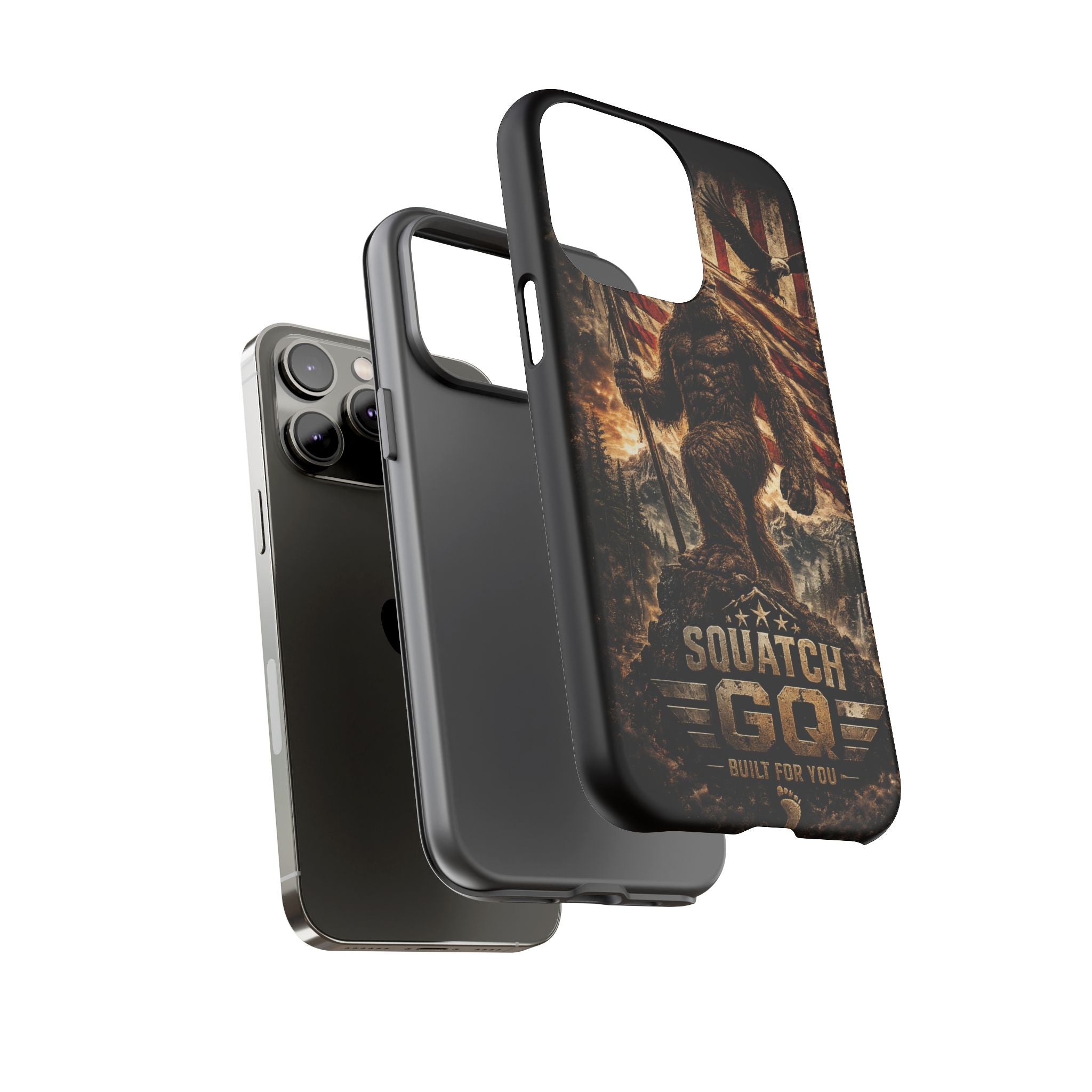 Squatch GQ Phone Case — American Bigfoot Protective iPhone Cover