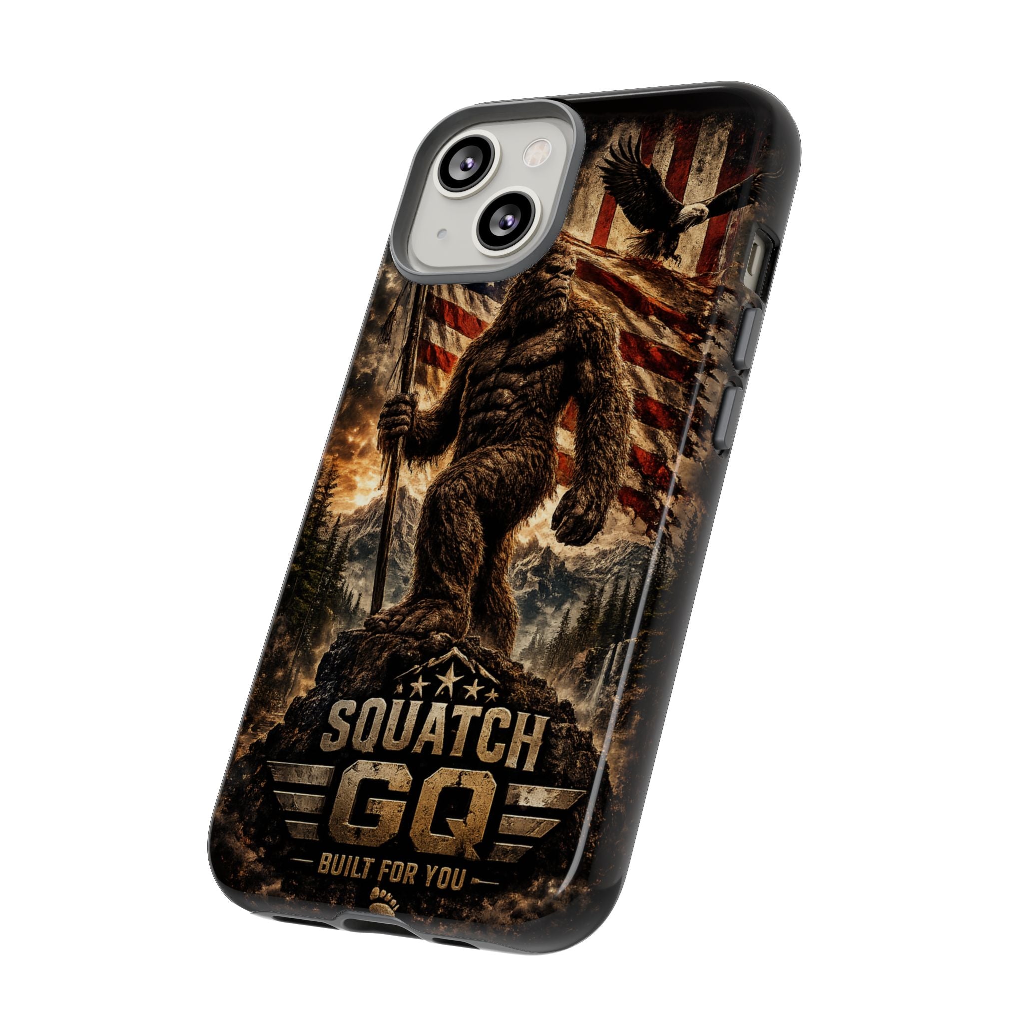Squatch GQ Phone Case — American Bigfoot Protective iPhone Cover