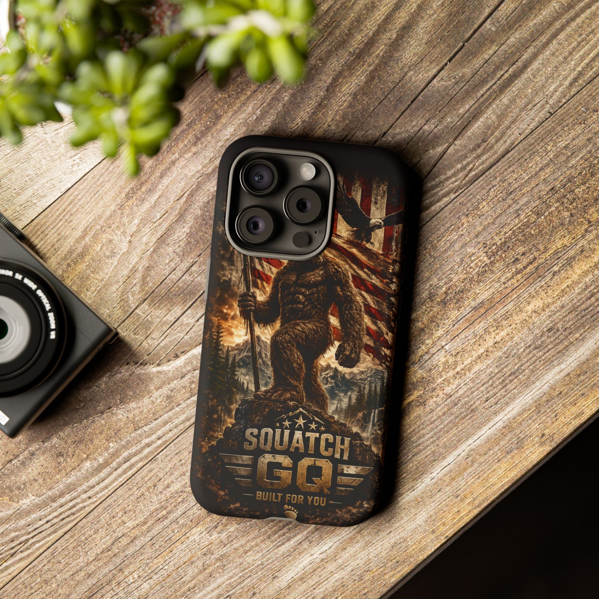 Squatch GQ Phone Case — American Bigfoot Protective iPhone Cover