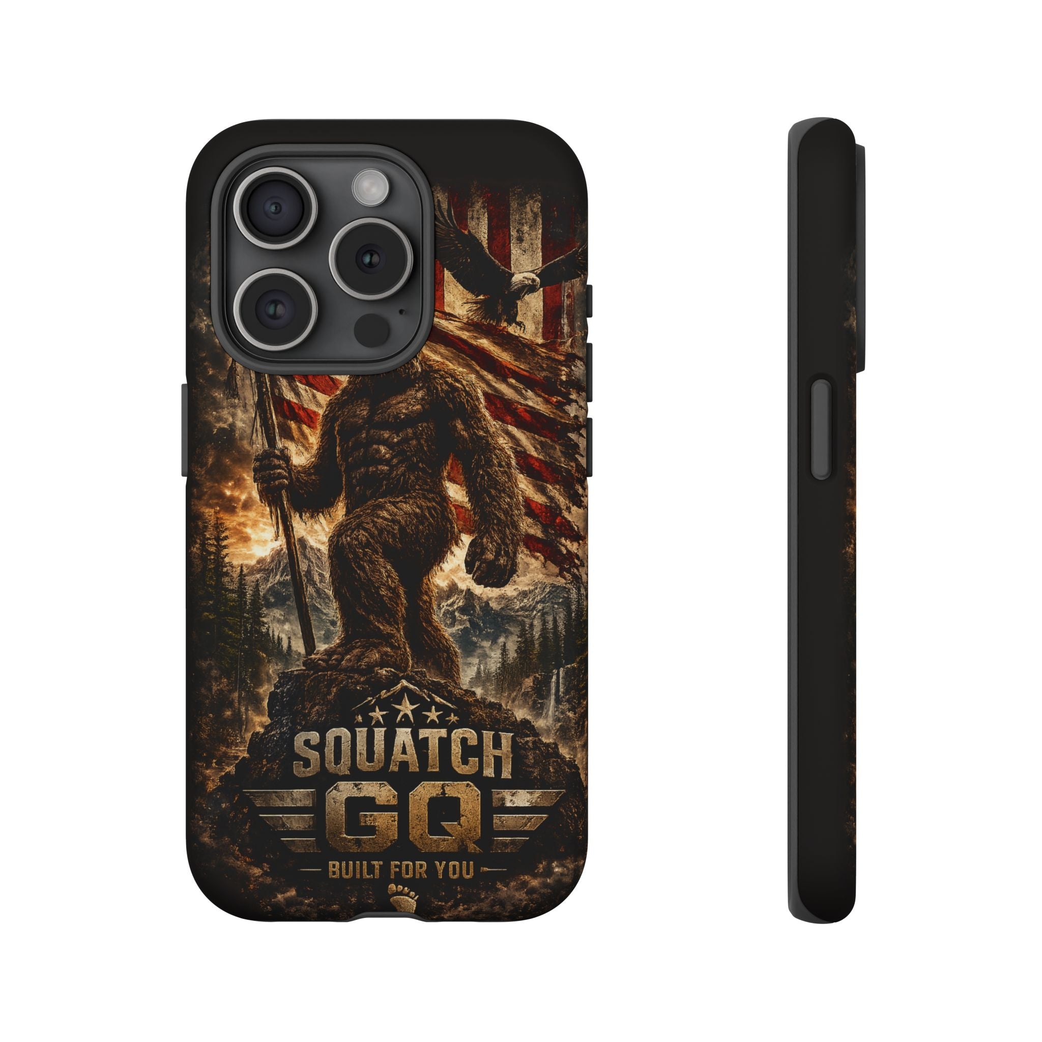 Squatch GQ Phone Case — American Bigfoot Protective iPhone Cover