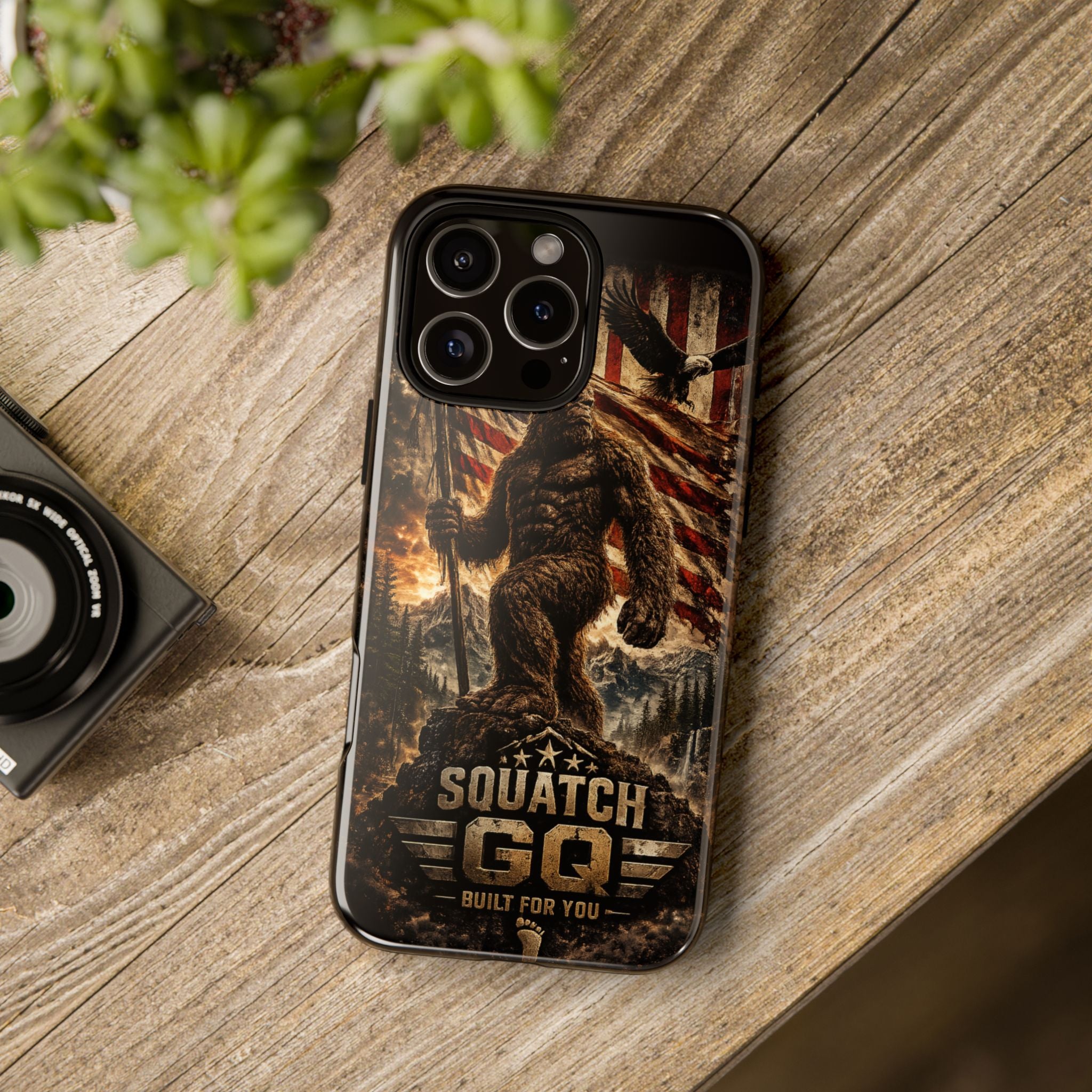 Squatch GQ Phone Case — American Bigfoot Protective iPhone Cover