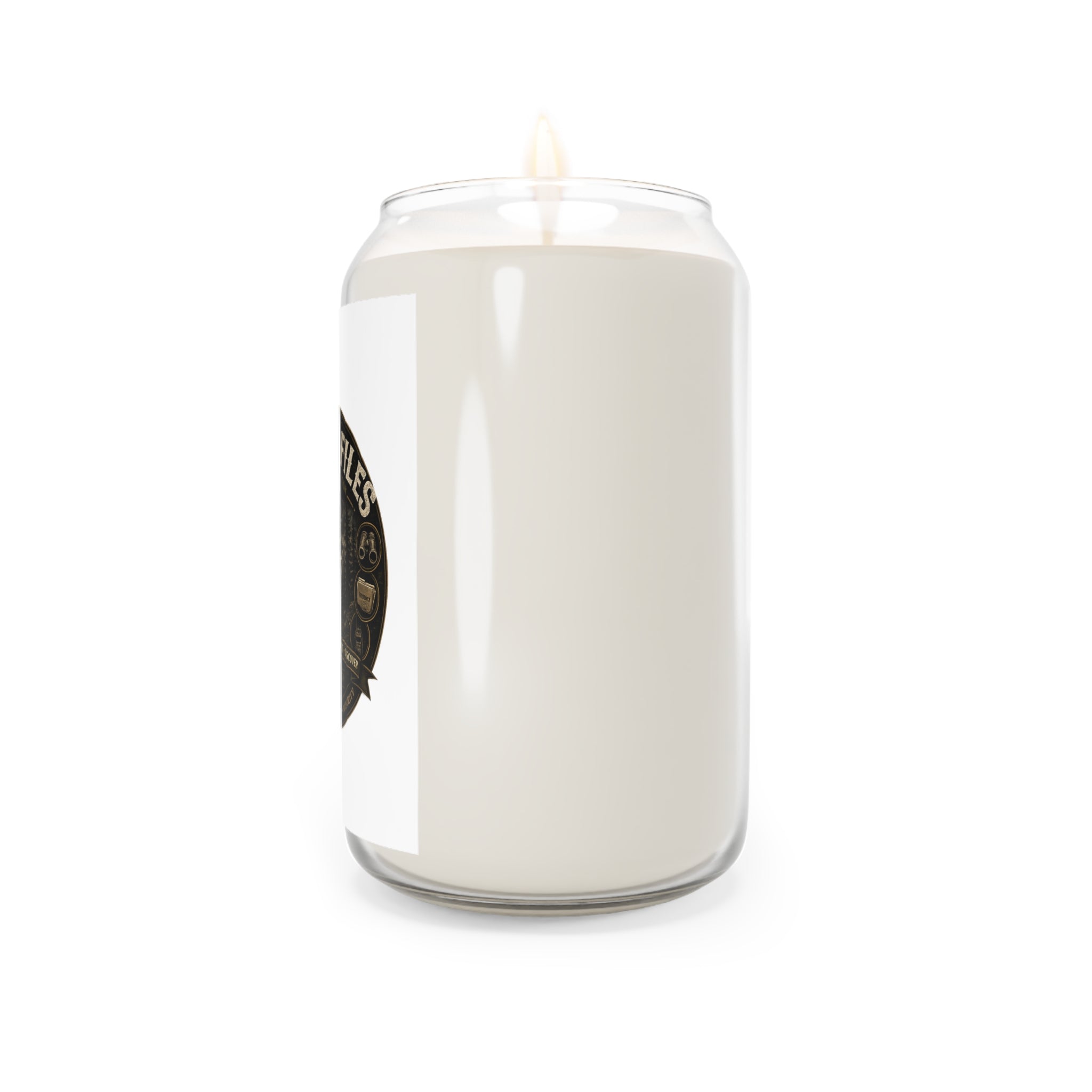 Scented Soy Candle — “The Squatch Files” 13.75oz | Forest & Campfire Aroma