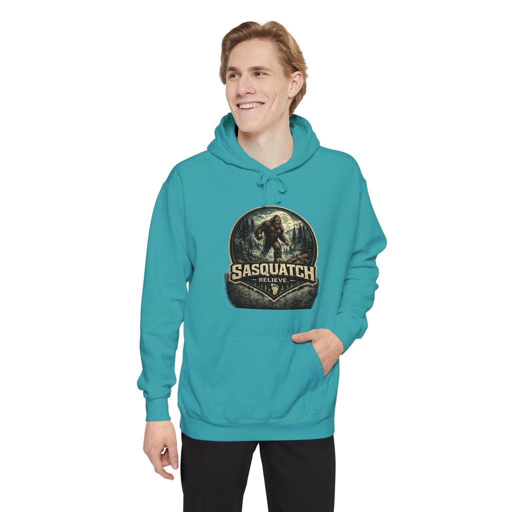 Sasquatch Graphic Hoodie – Vintage Bigfoot Adventure Sweatshirt