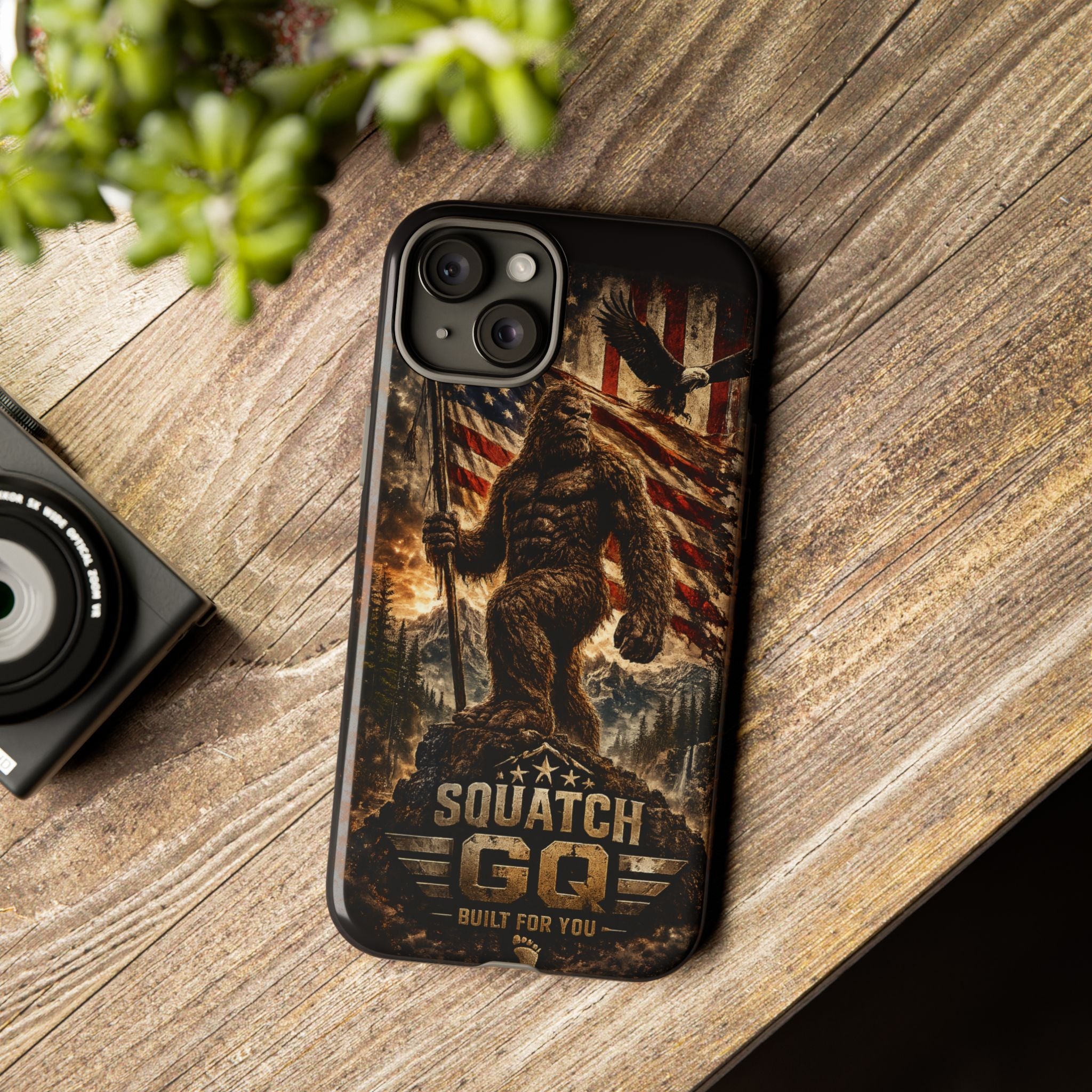 Squatch GQ Phone Case — American Bigfoot Protective iPhone Cover