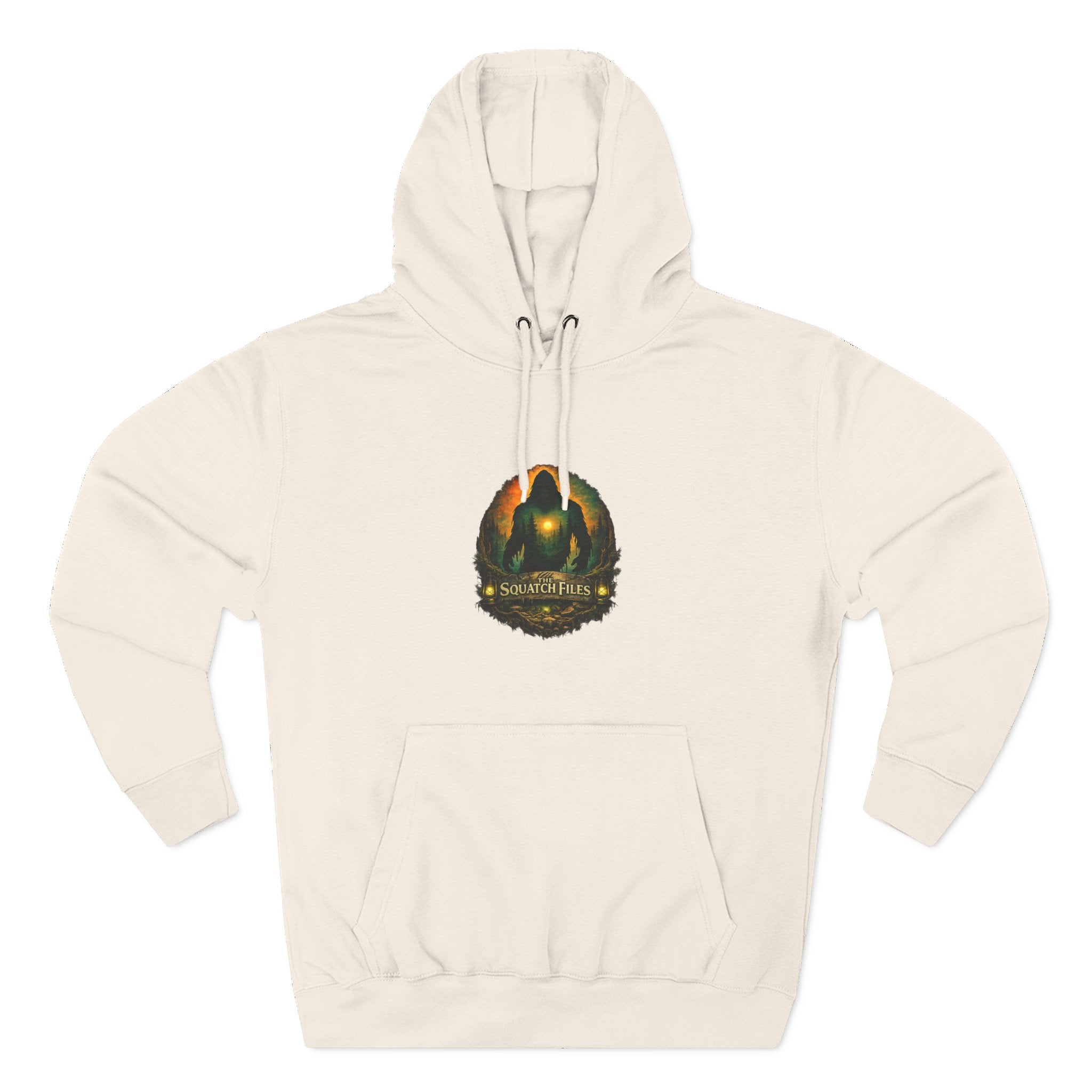Squatch Go Energy Hoodie — Bigfoot Graphic Fleece Pullover (Made by Nature, Built by Science)