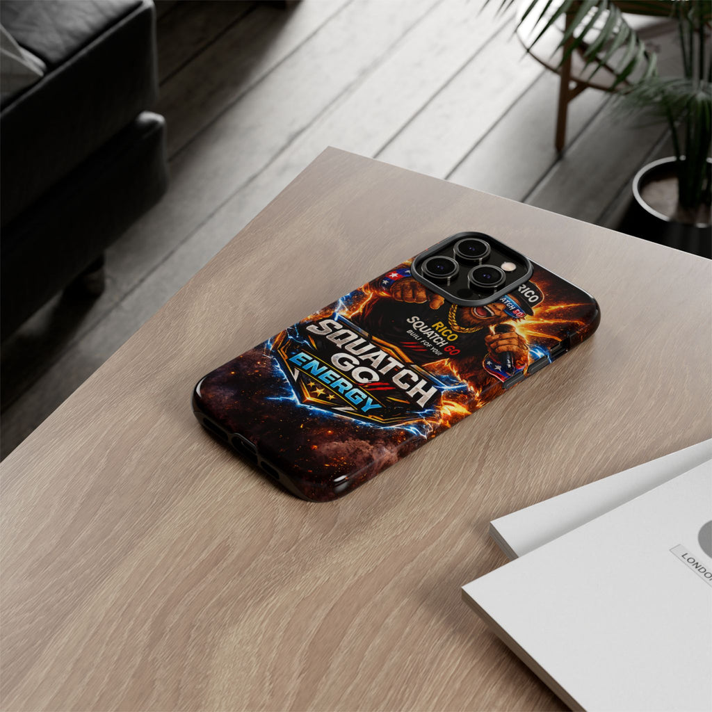 Squatch Go Energy Phone Case — 'Rico Squatch Go' Gamer Energized Tough Case