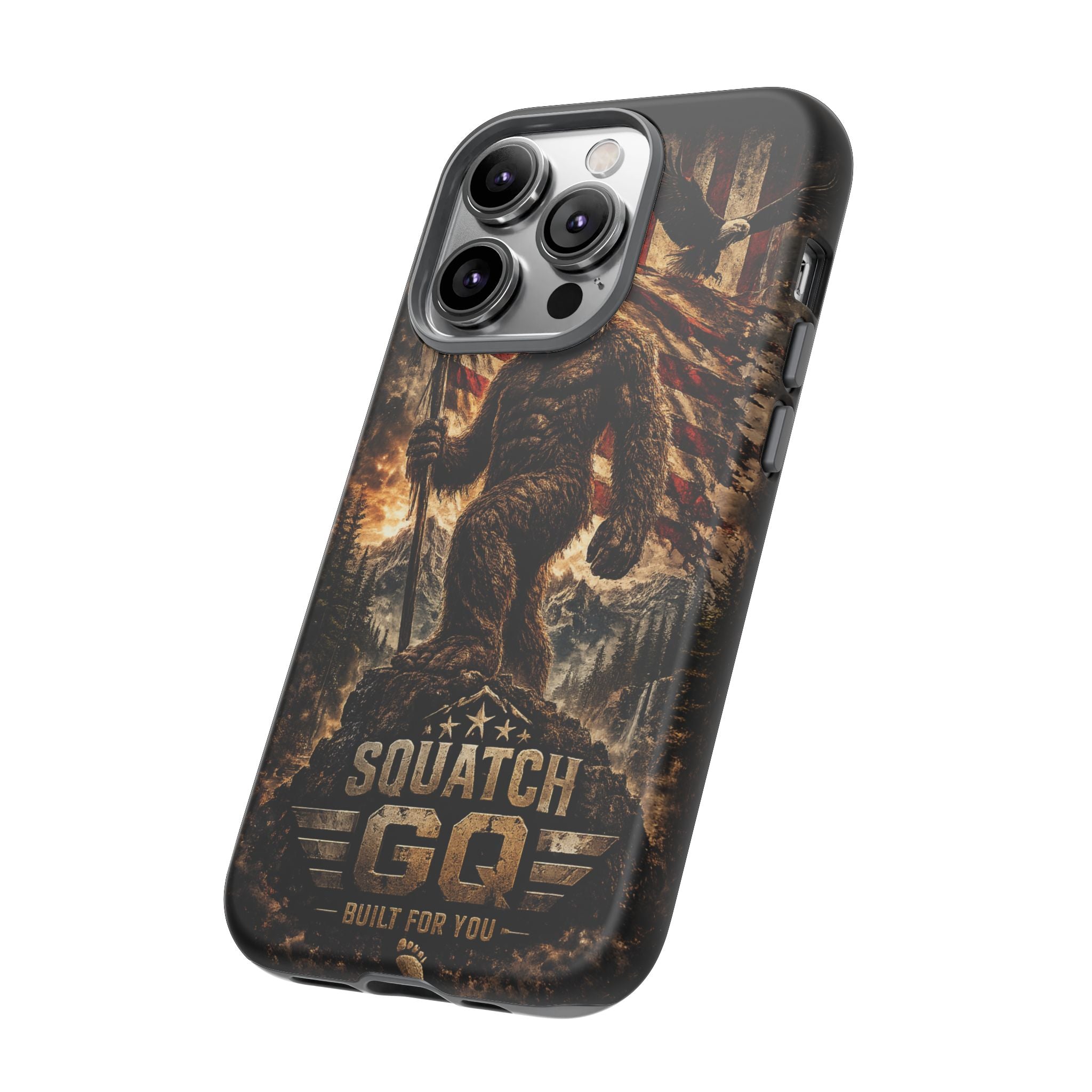 Squatch GQ Phone Case — American Bigfoot Protective iPhone Cover