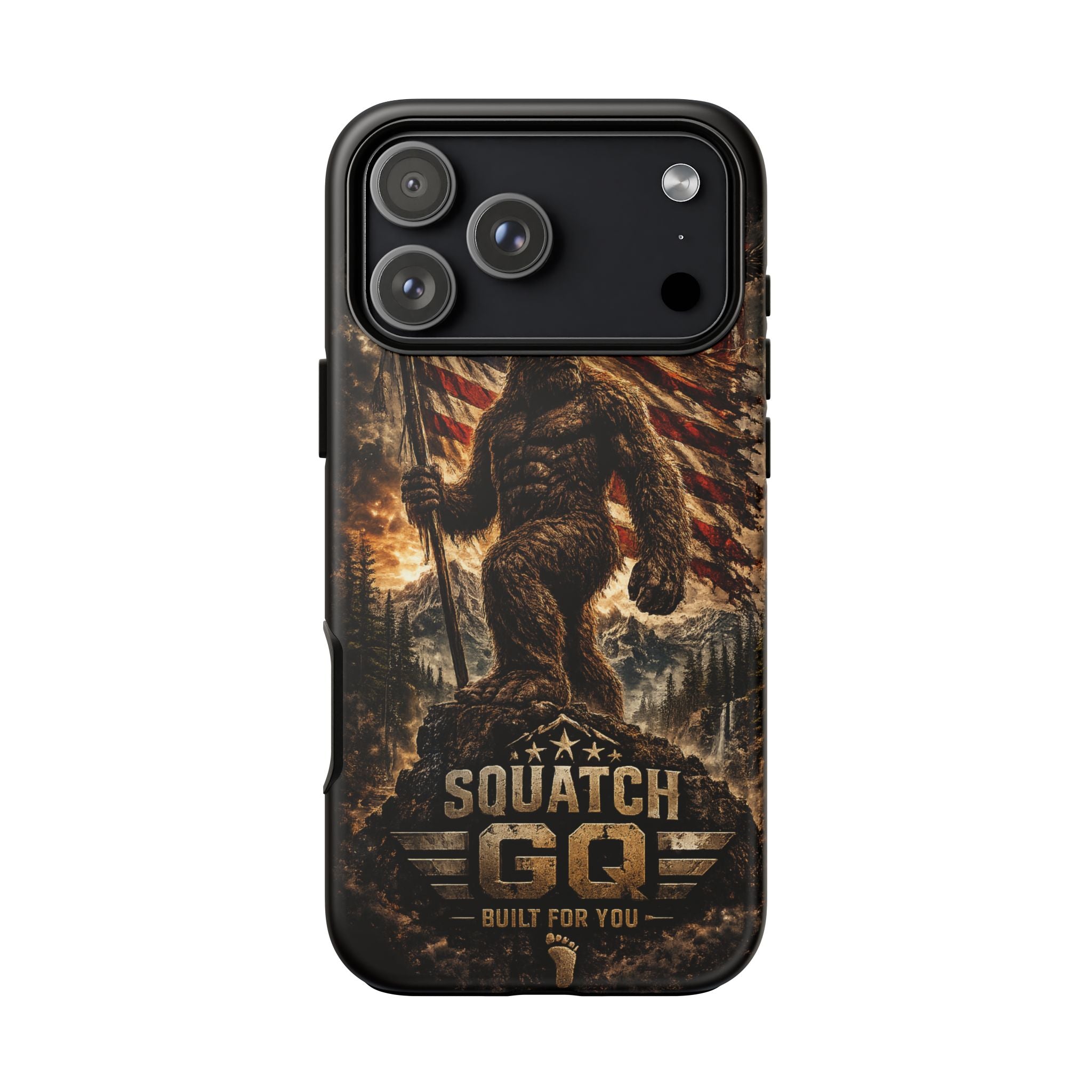 Squatch GQ Phone Case — American Bigfoot Protective iPhone Cover