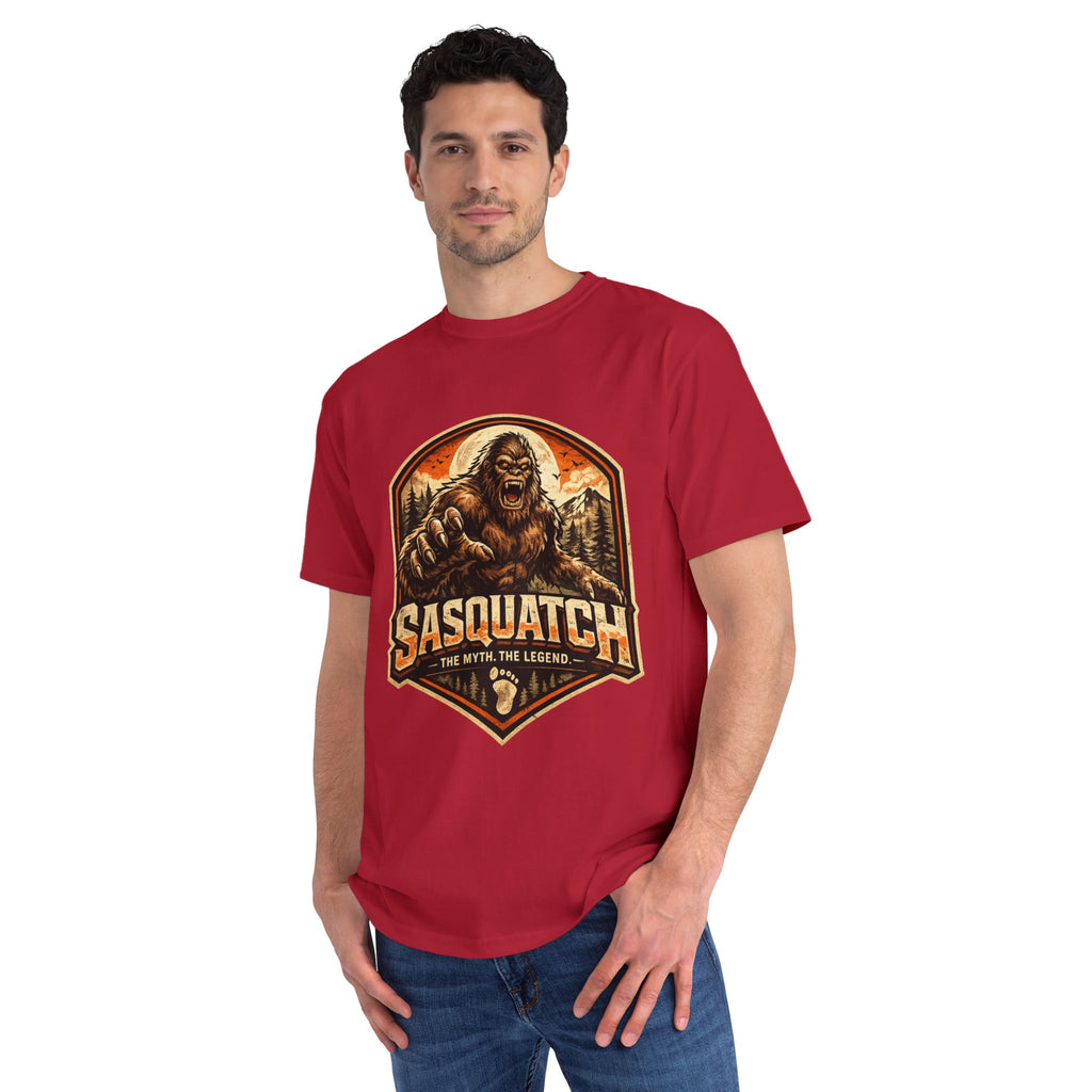 Sasquatch Graphic T-Shirt — "Sasquatch: The Myth The Legend" Retro Outdoor Tee