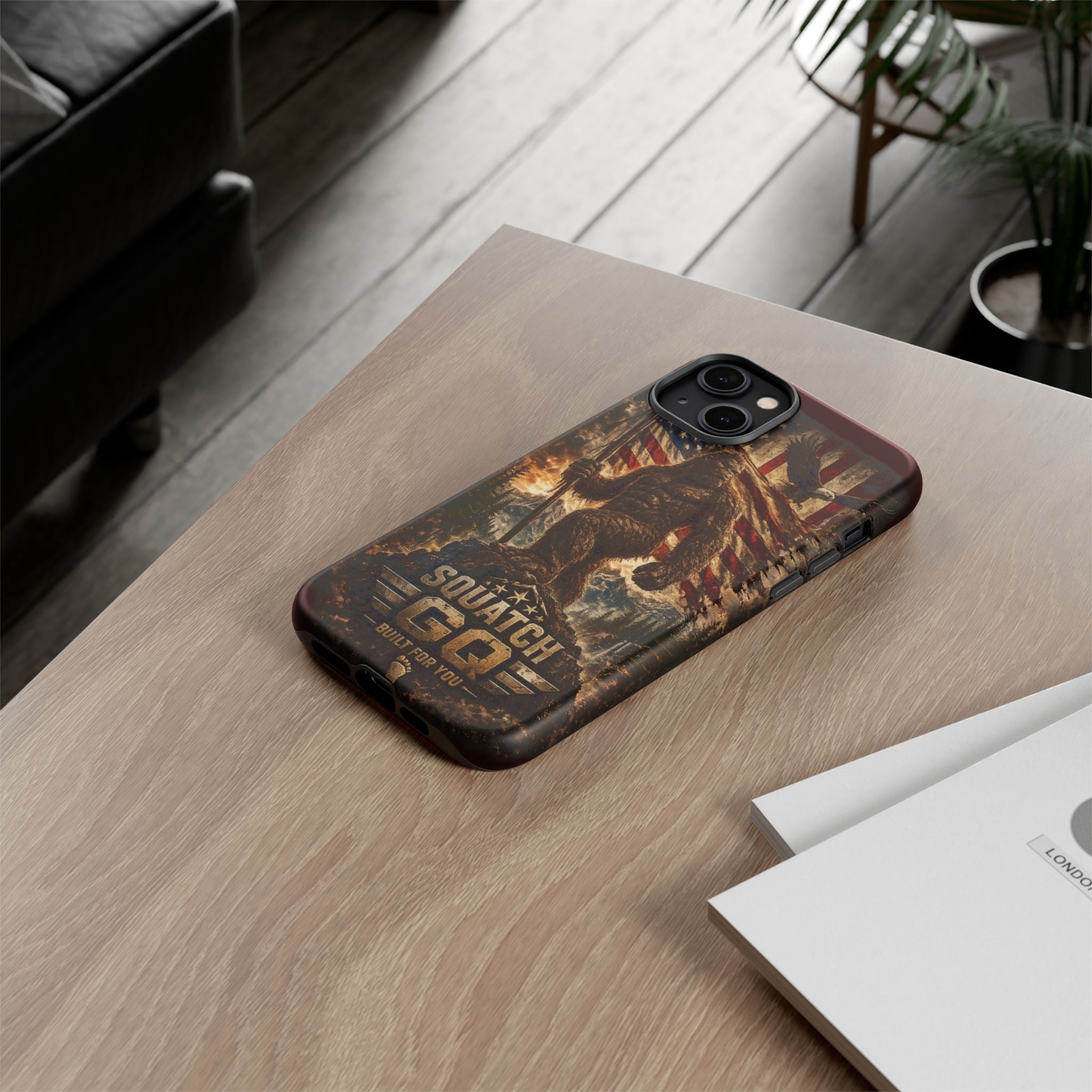 Squatch GQ Phone Case — American Bigfoot Protective iPhone Cover