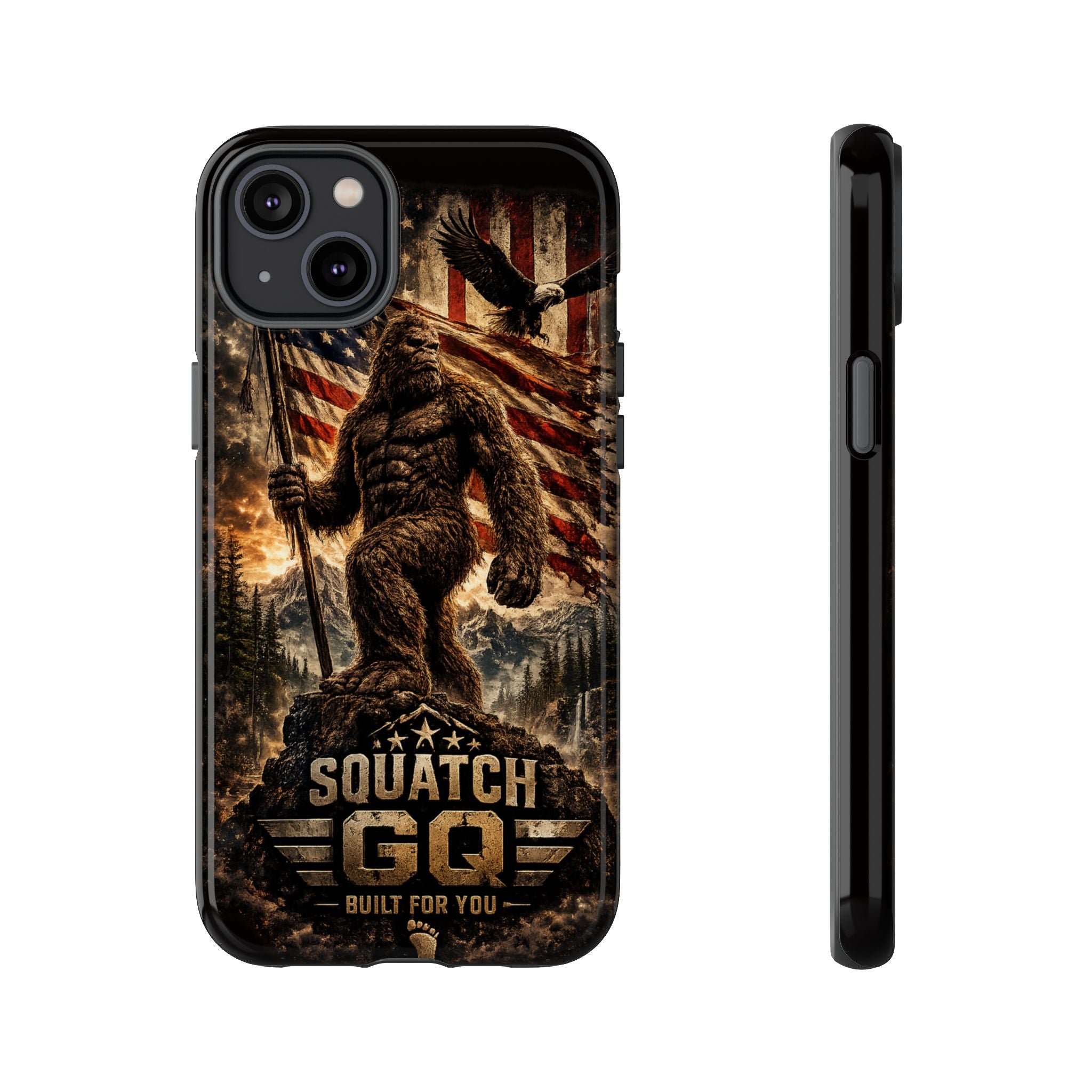 Squatch GQ Phone Case — American Bigfoot Protective iPhone Cover