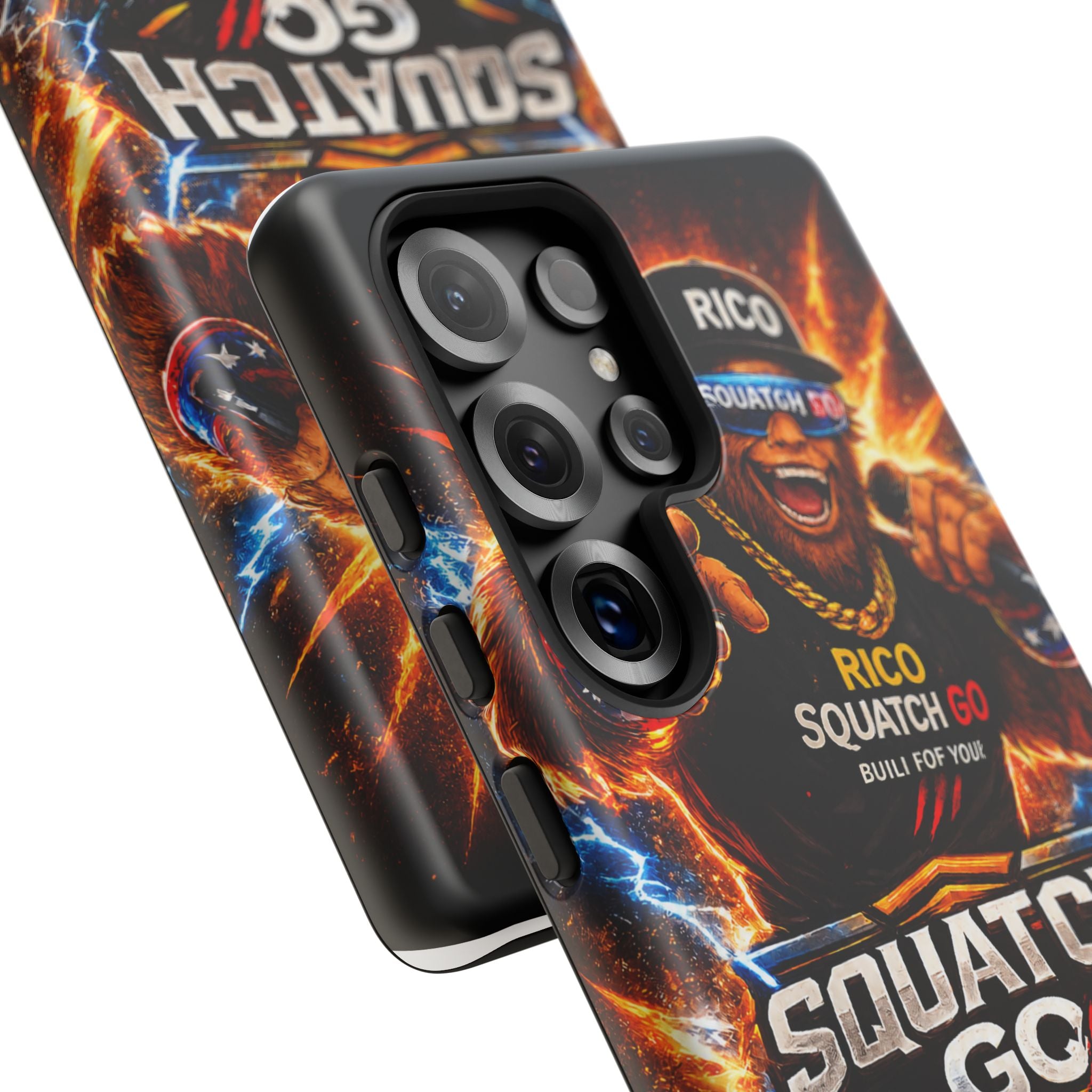 Squatch Go Energy Phone Case — 'Rico Squatch Go' Gamer Energized Tough Case