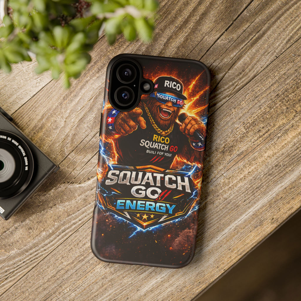Squatch Go Energy Phone Case — 'Rico Squatch Go' Gamer Energized Tough Case