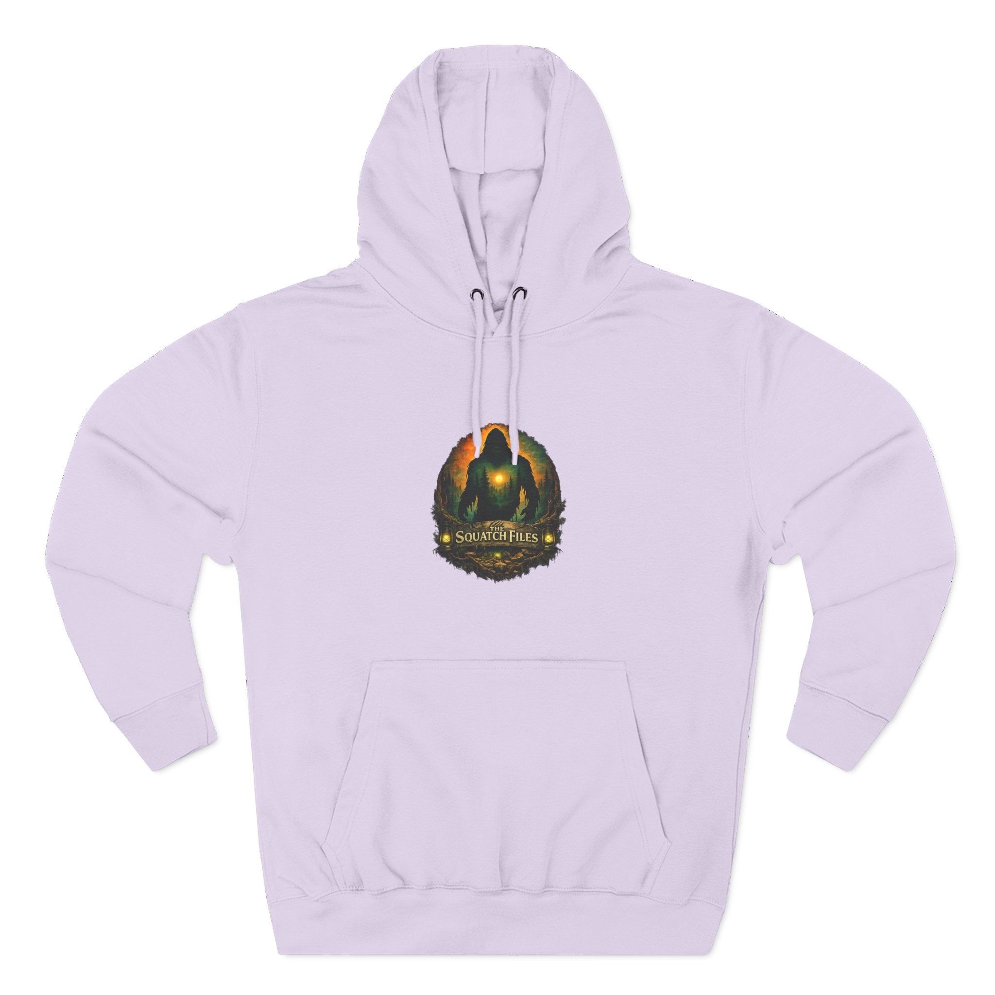 Squatch Go Energy Hoodie — Bigfoot Graphic Fleece Pullover (Made by Nature, Built by Science)