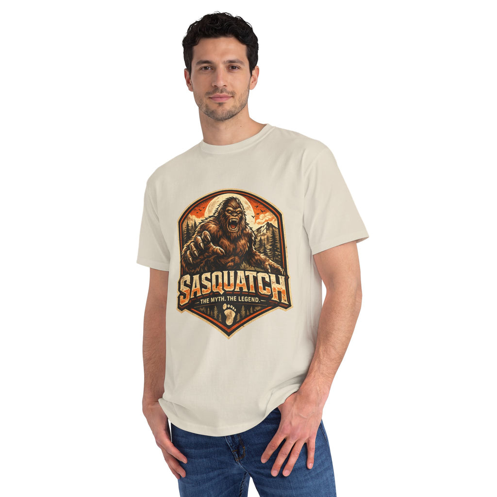 Sasquatch Graphic T-Shirt — "Sasquatch: The Myth The Legend" Retro Outdoor Tee