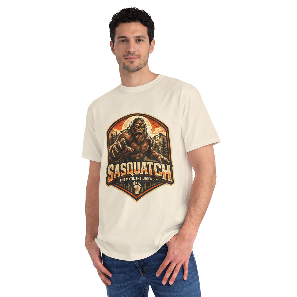 Sasquatch Graphic T-Shirt — "Sasquatch: The Myth The Legend" Retro Outdoor Tee