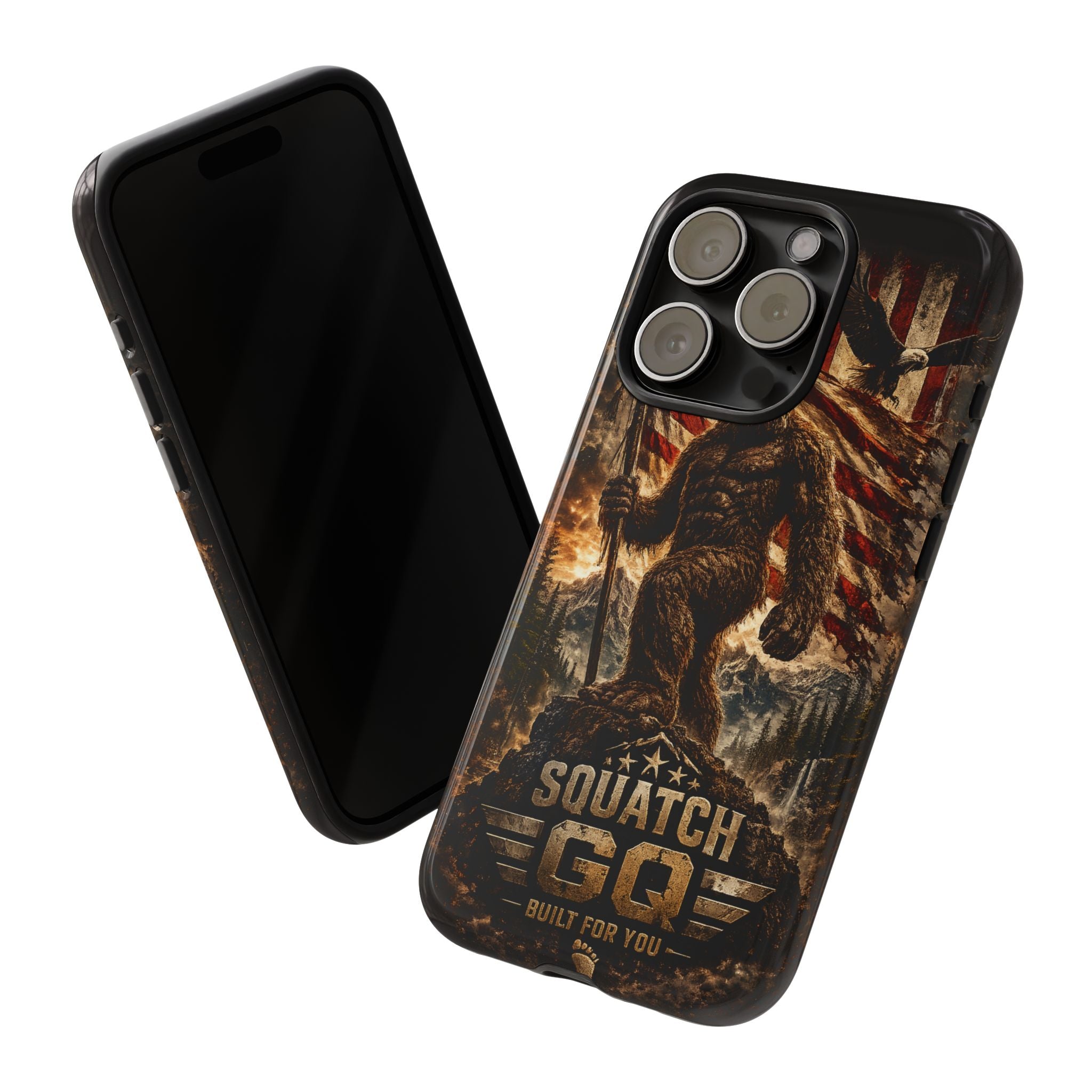 Squatch GQ Phone Case — American Bigfoot Protective iPhone Cover
