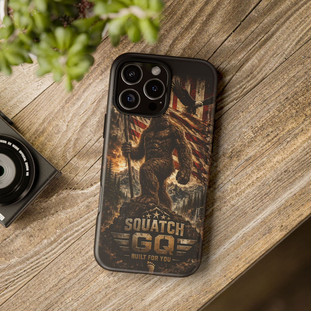 Squatch GQ Phone Case — American Bigfoot Protective iPhone Cover