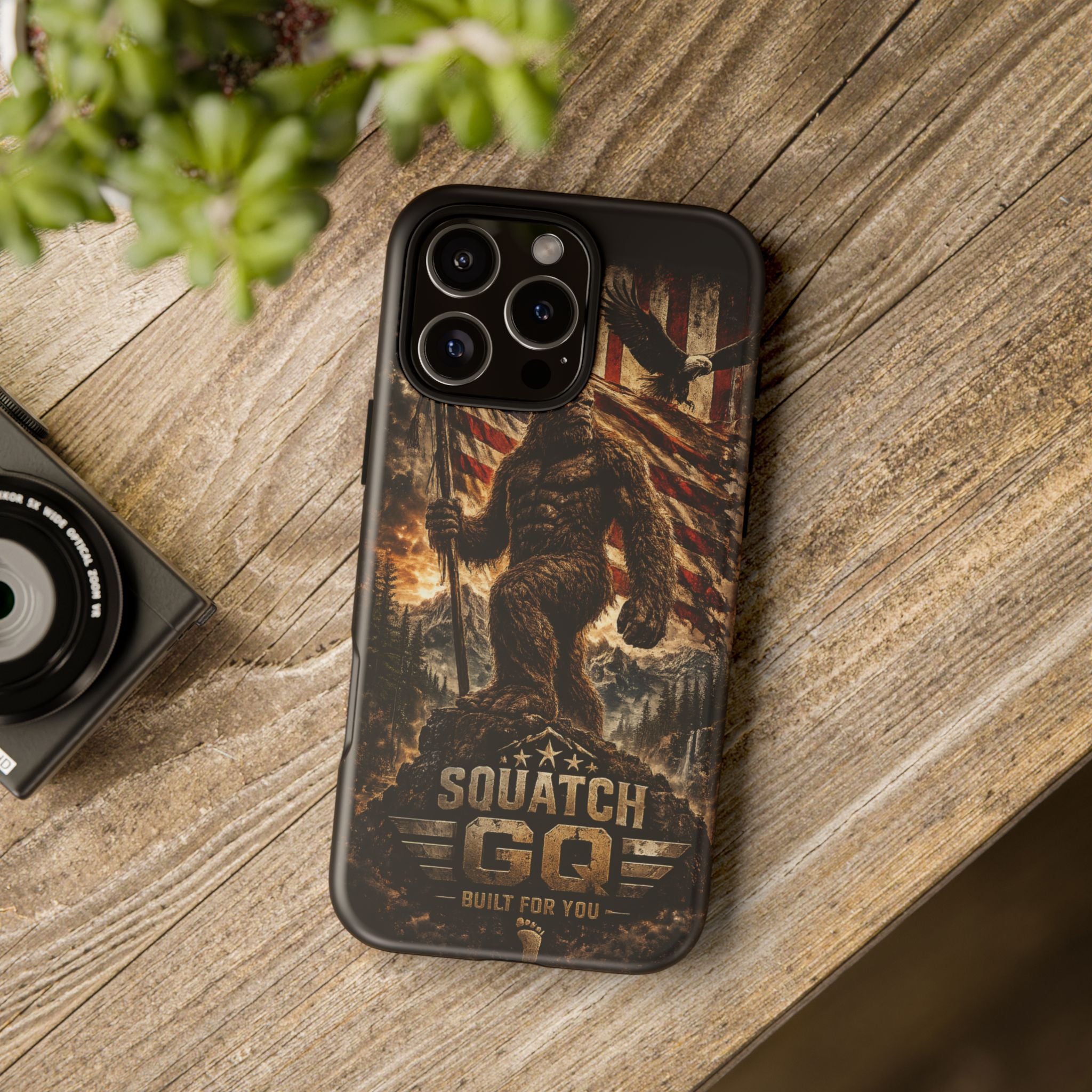 Squatch GQ Phone Case — American Bigfoot Protective iPhone Cover