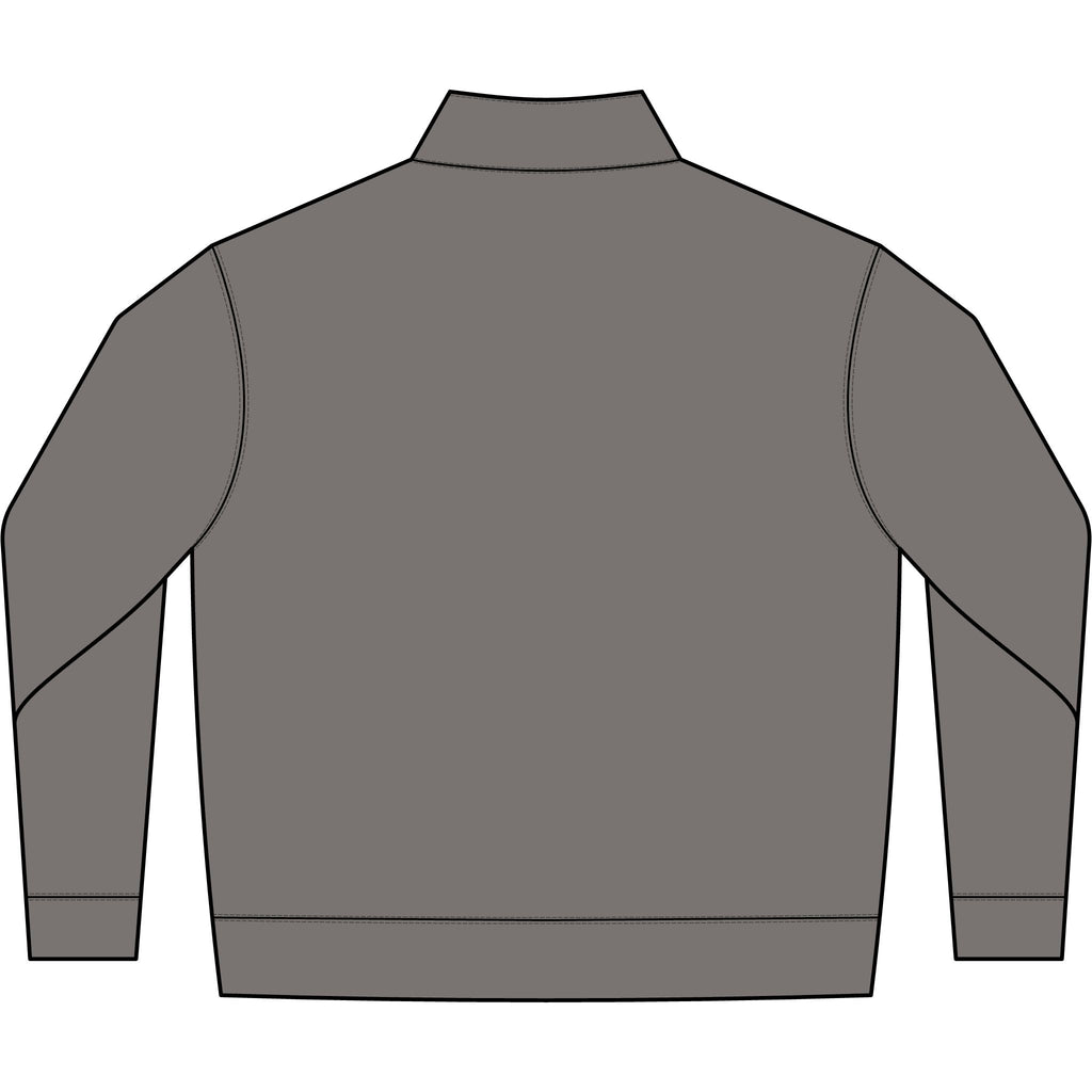 Embroidered Mountain Compass Half-Zip Sweatshirt