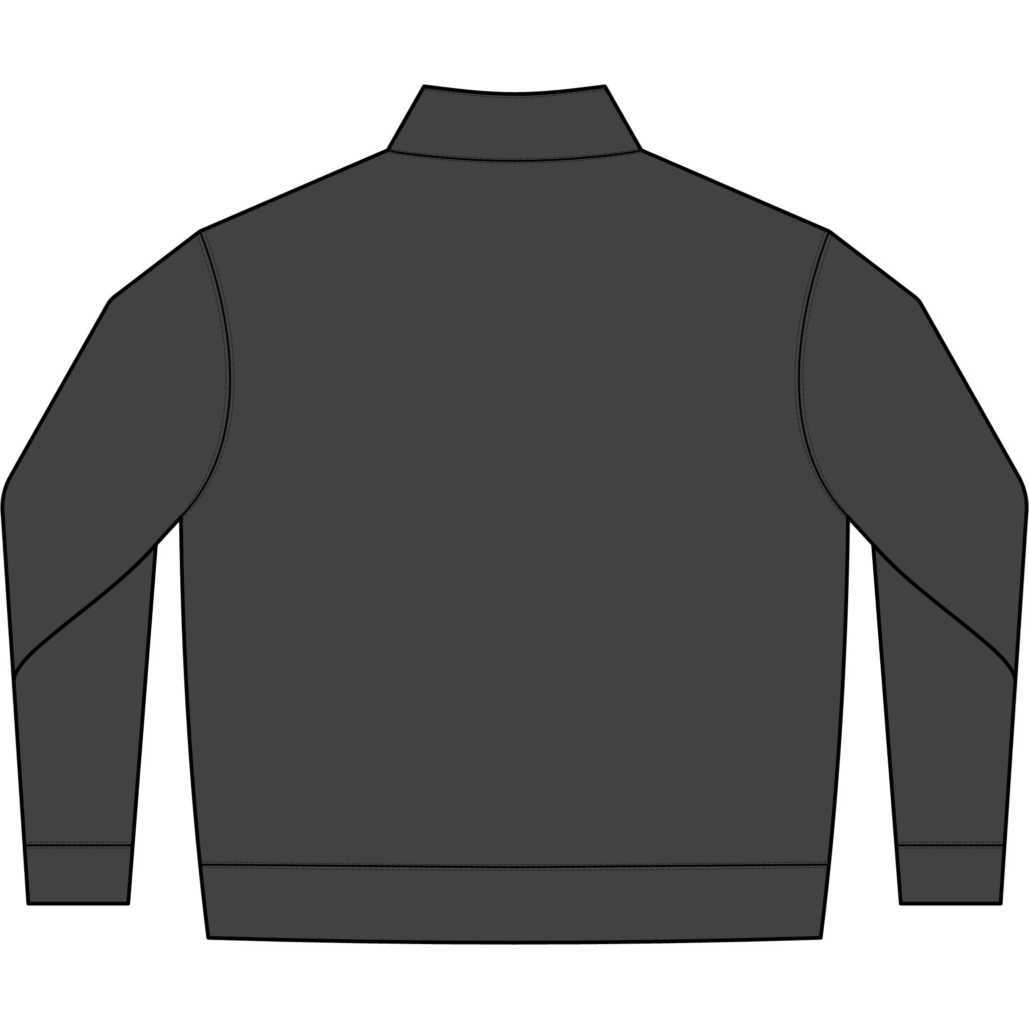 Embroidered Mountain Compass Half-Zip Sweatshirt