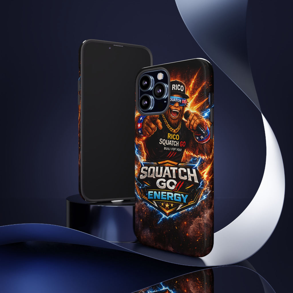 Squatch Go Energy Phone Case — 'Rico Squatch Go' Gamer Energized Tough Case