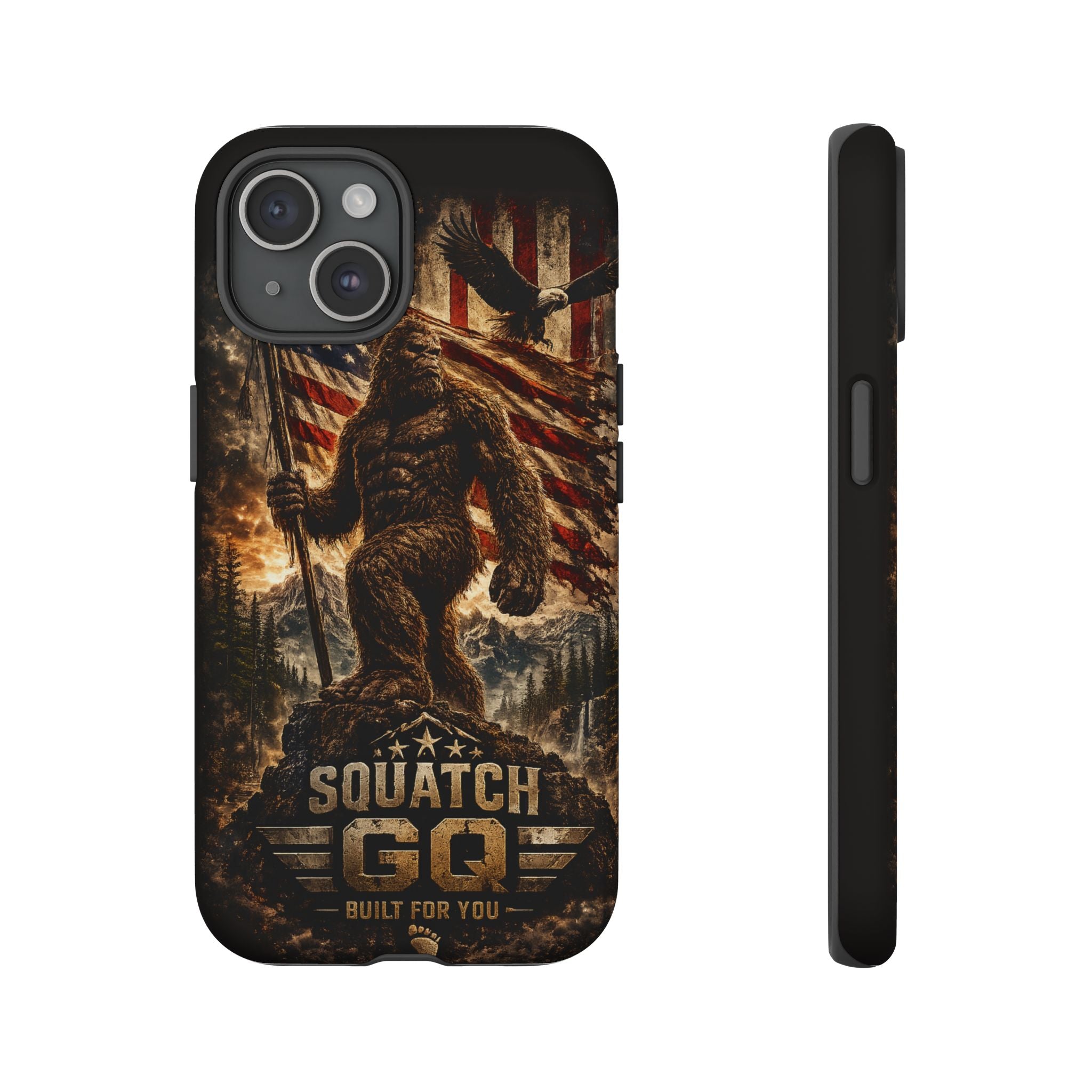 Squatch GQ Phone Case — American Bigfoot Protective iPhone Cover
