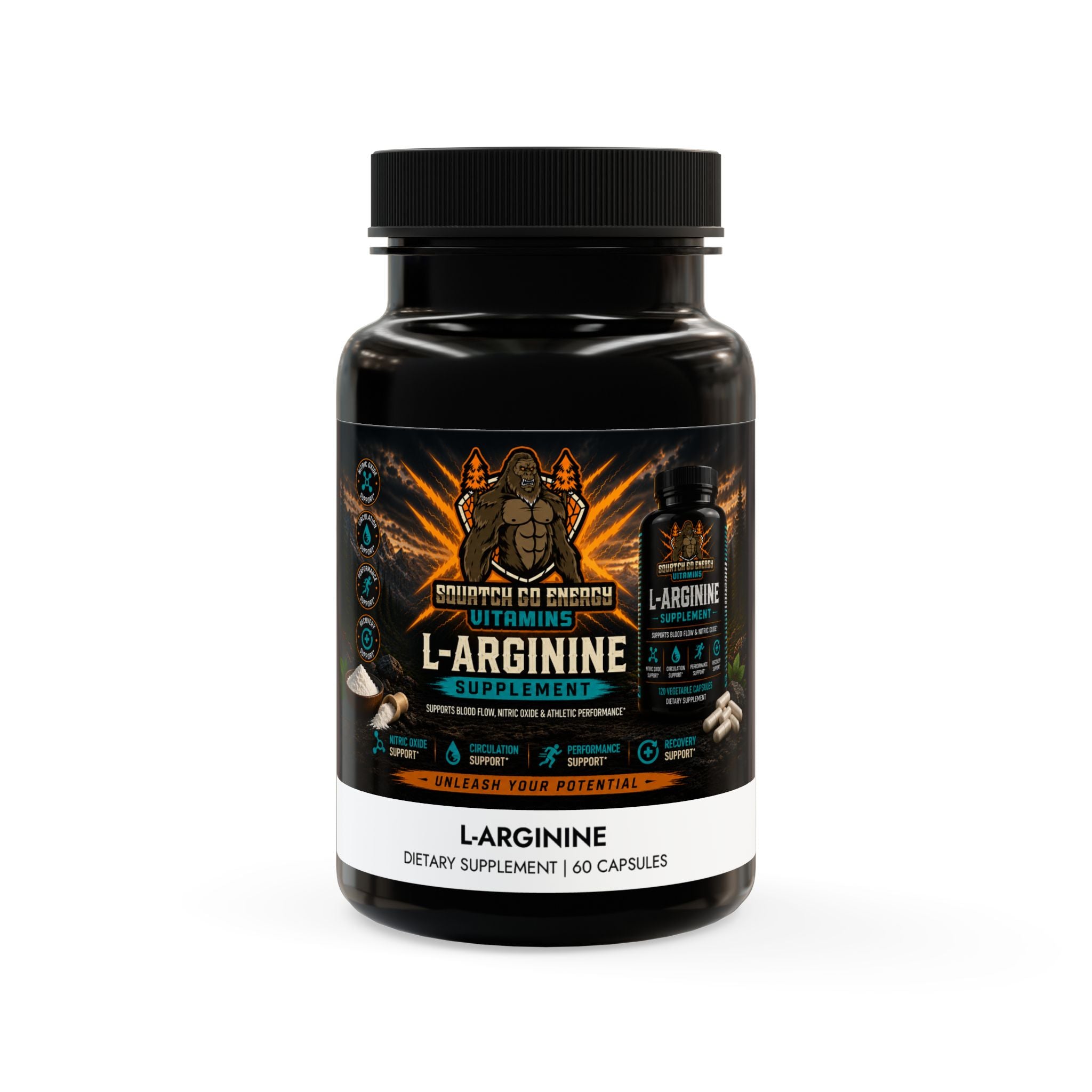 L-Arginine Supplement (60 Capsules)