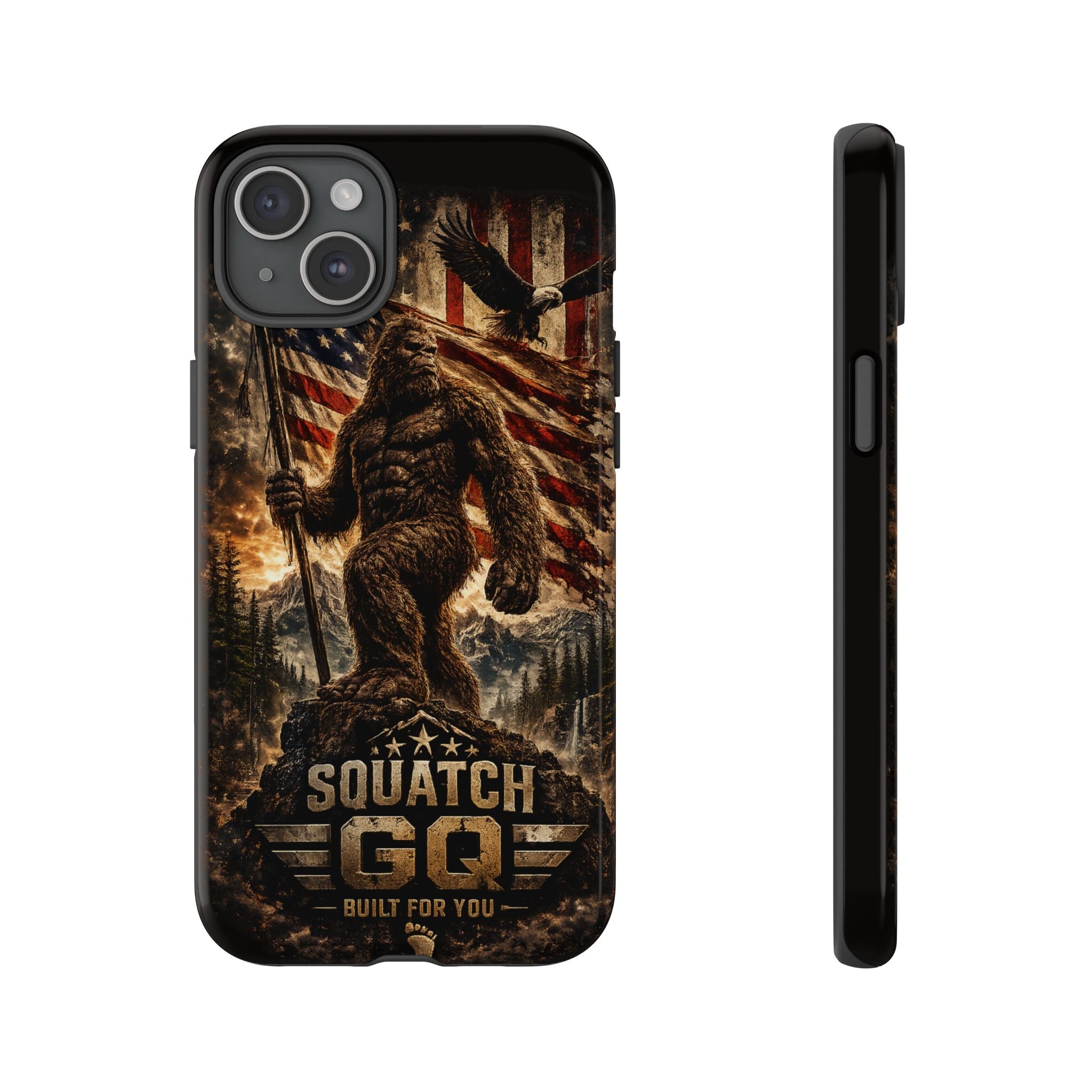 Squatch GQ Phone Case — American Bigfoot Protective iPhone Cover