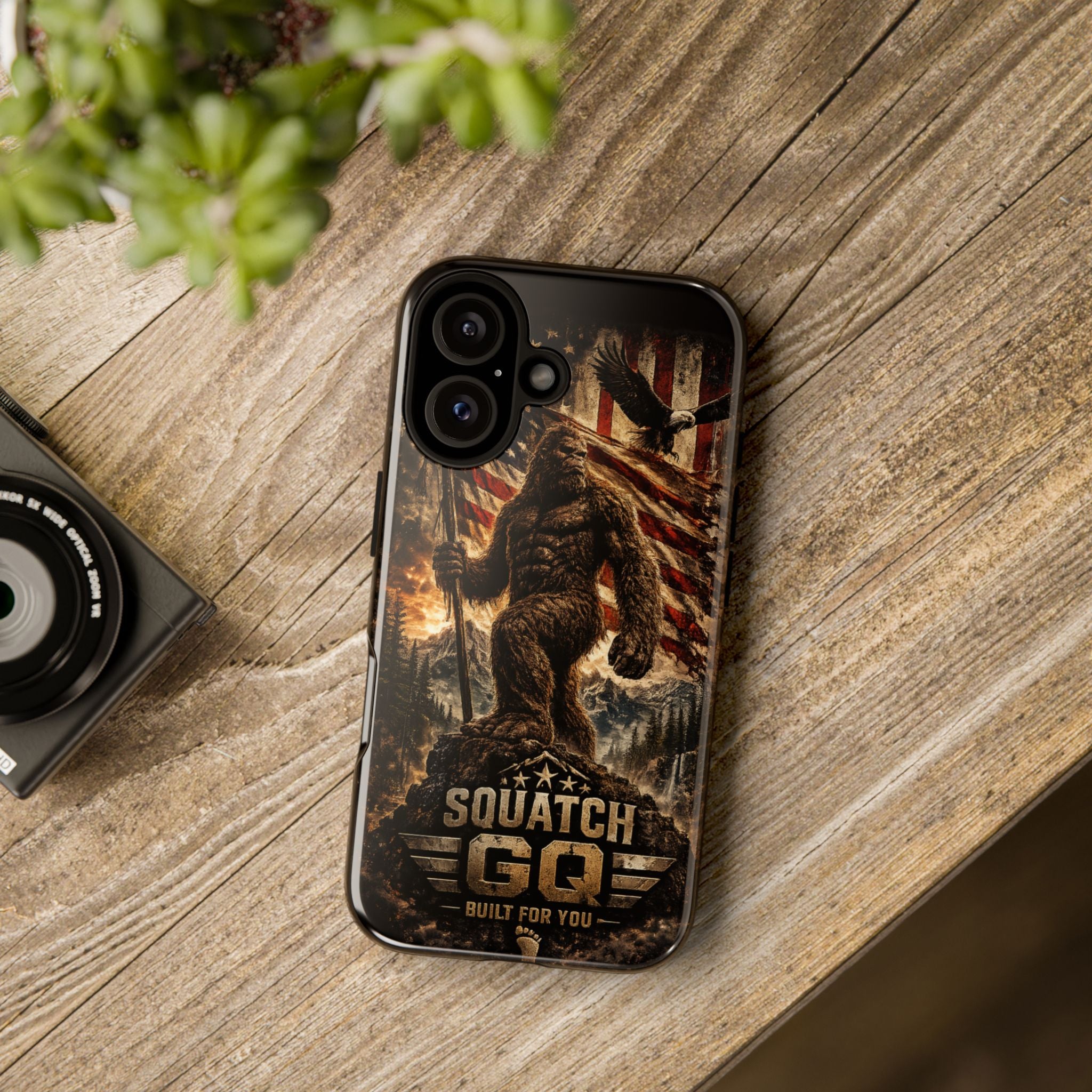 Squatch GQ Phone Case — American Bigfoot Protective iPhone Cover