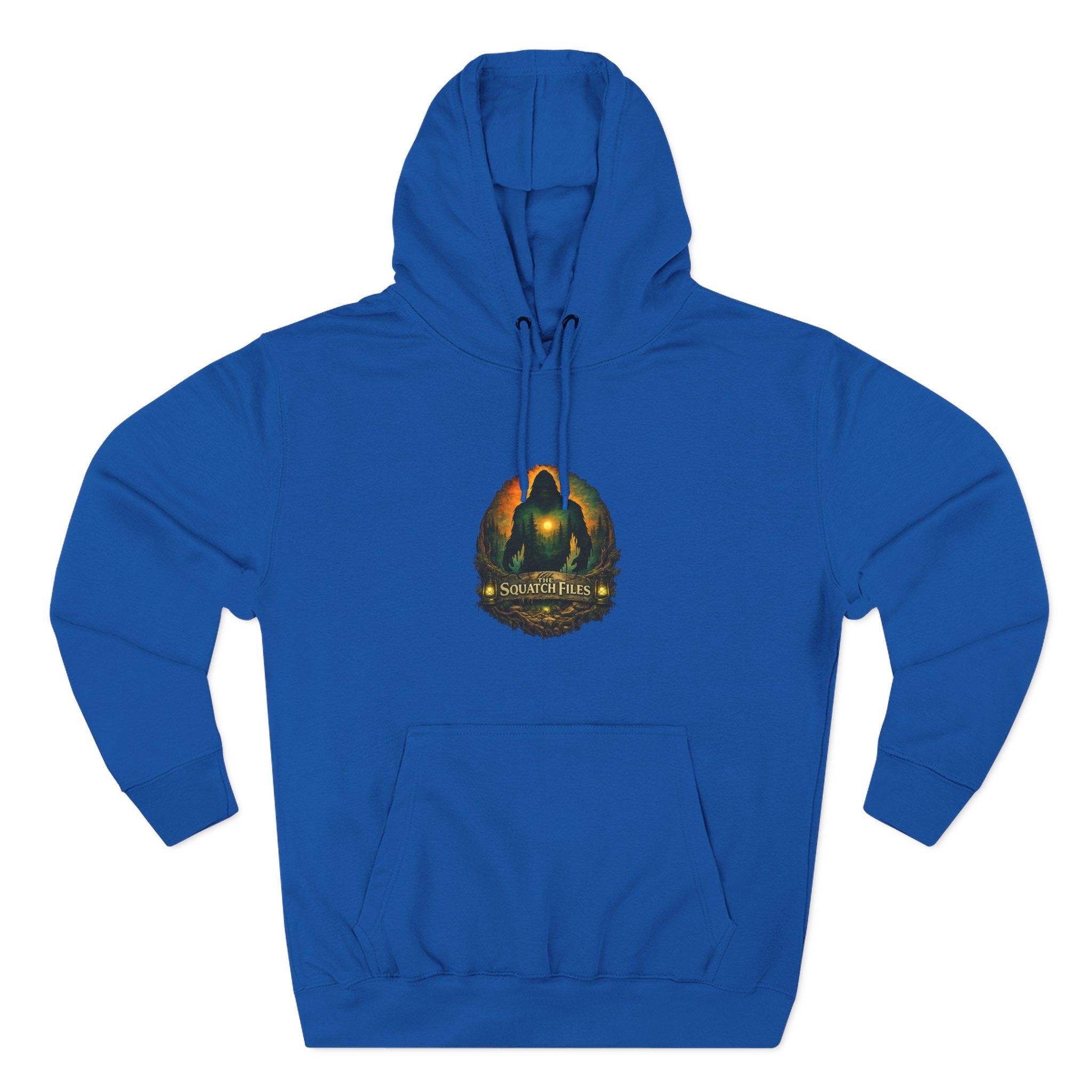 Squatch Go Energy Hoodie — Bigfoot Graphic Fleece Pullover (Made by Nature, Built by Science)