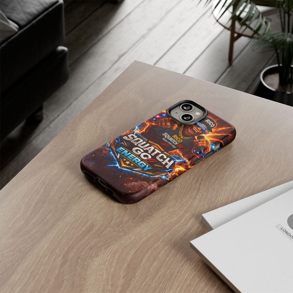 Squatch Go Energy Phone Case — 'Rico Squatch Go' Gamer Energized Tough Case