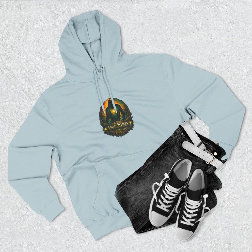 Squatch Go Energy Hoodie — Bigfoot Graphic Fleece Pullover (Made by Nature, Built by Science)