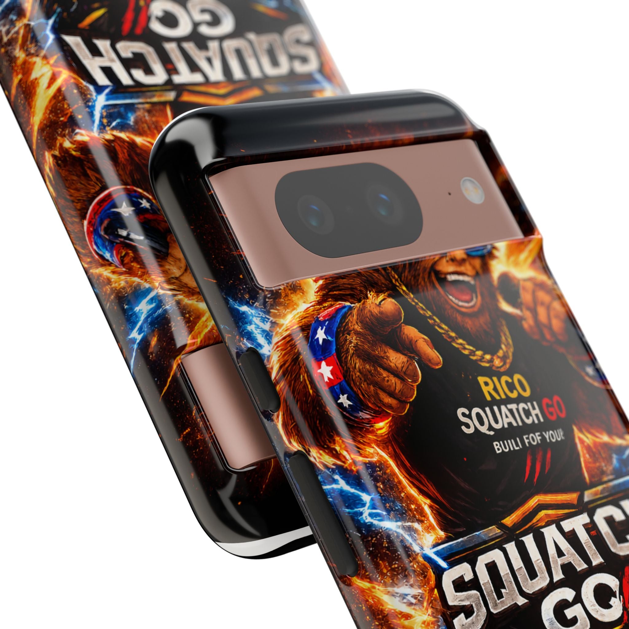 Squatch Go Energy Phone Case — 'Rico Squatch Go' Gamer Energized Tough Case
