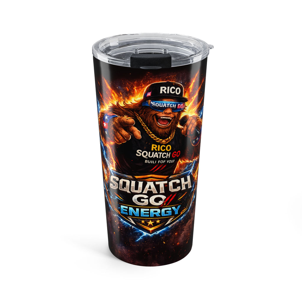 Squatch Go Energy 20oz Tumbler – Gaming Energy Drink Fan Cup