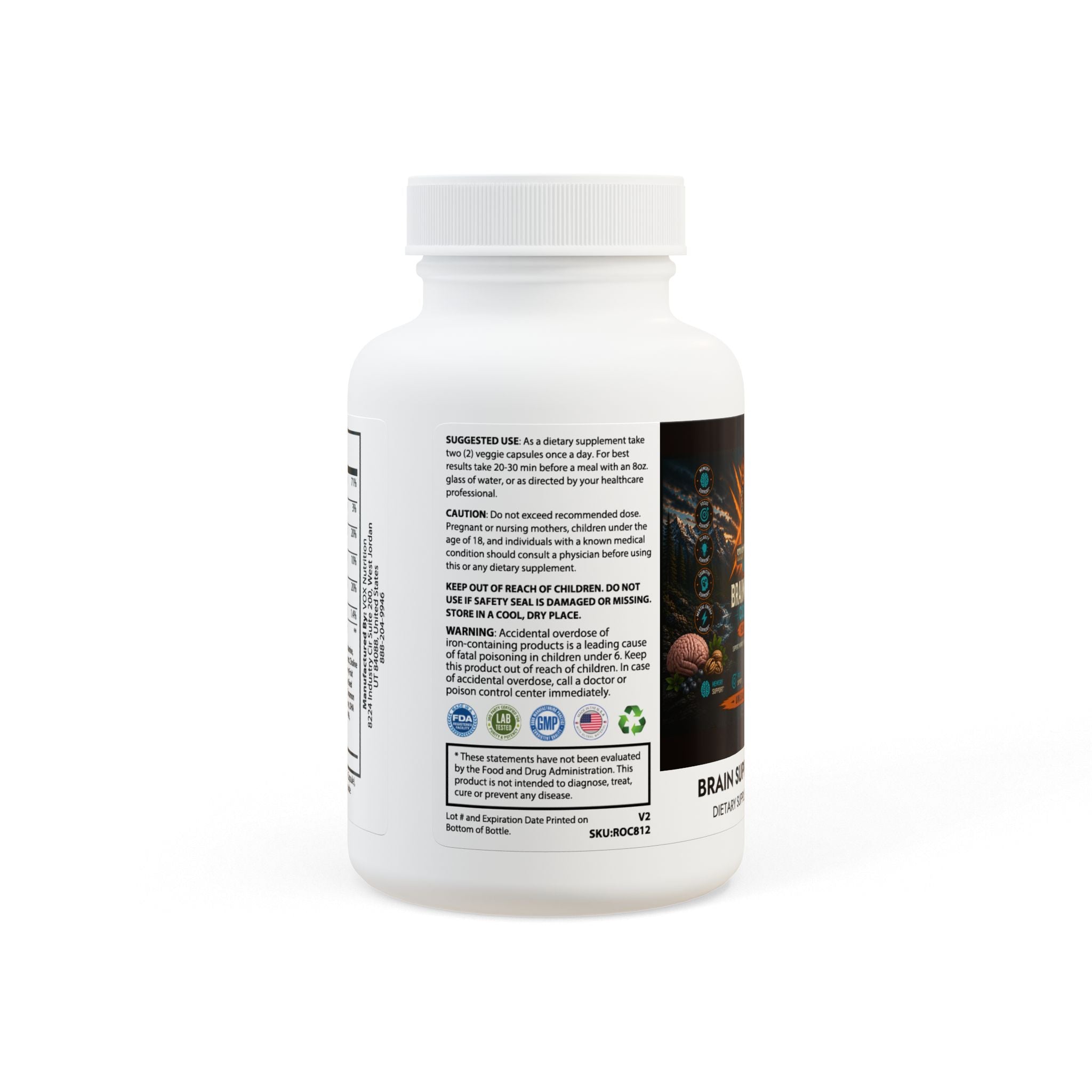 Brain Support Complex Supplement (60 Capsules)