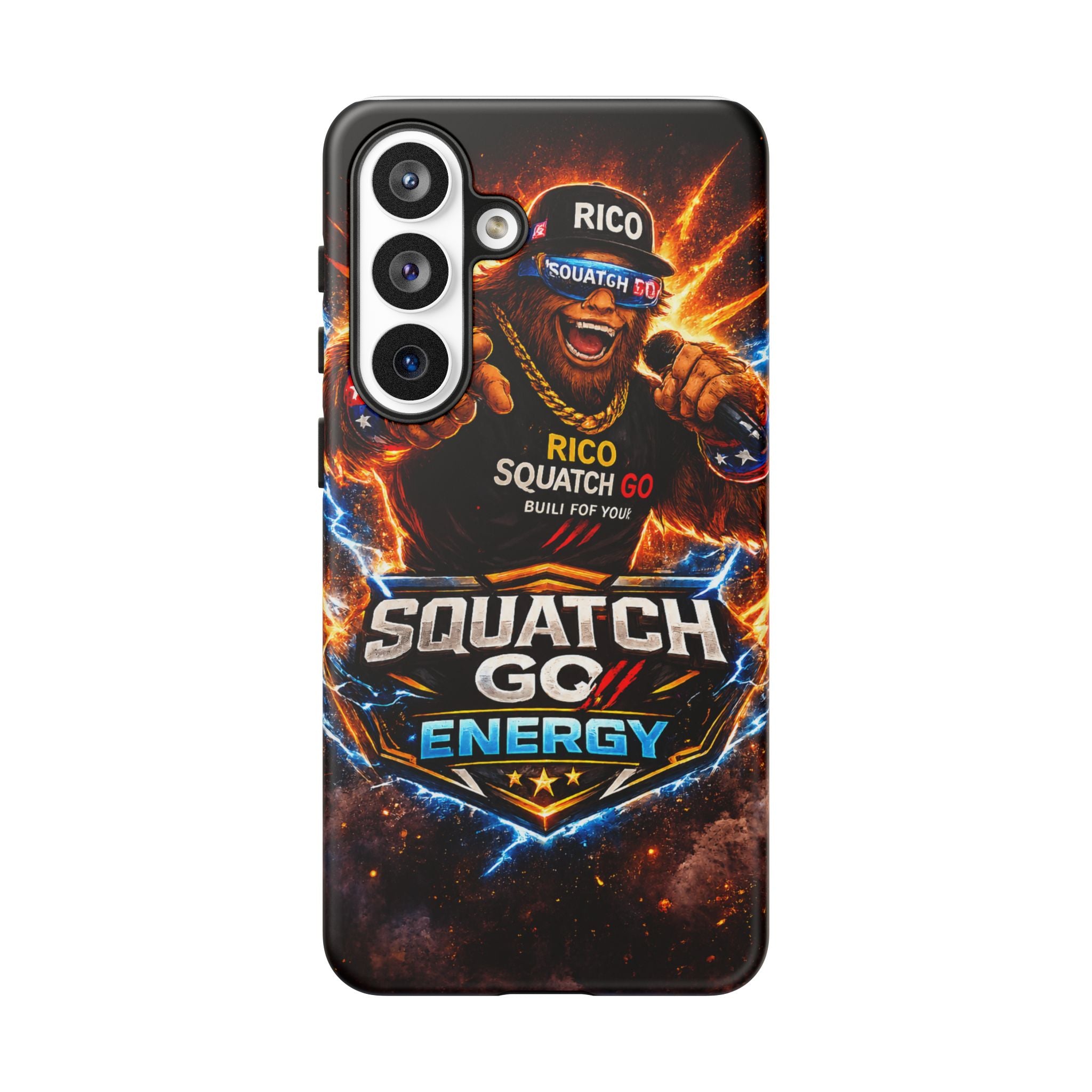 Squatch Go Energy Phone Case — 'Rico Squatch Go' Gamer Energized Tough Case