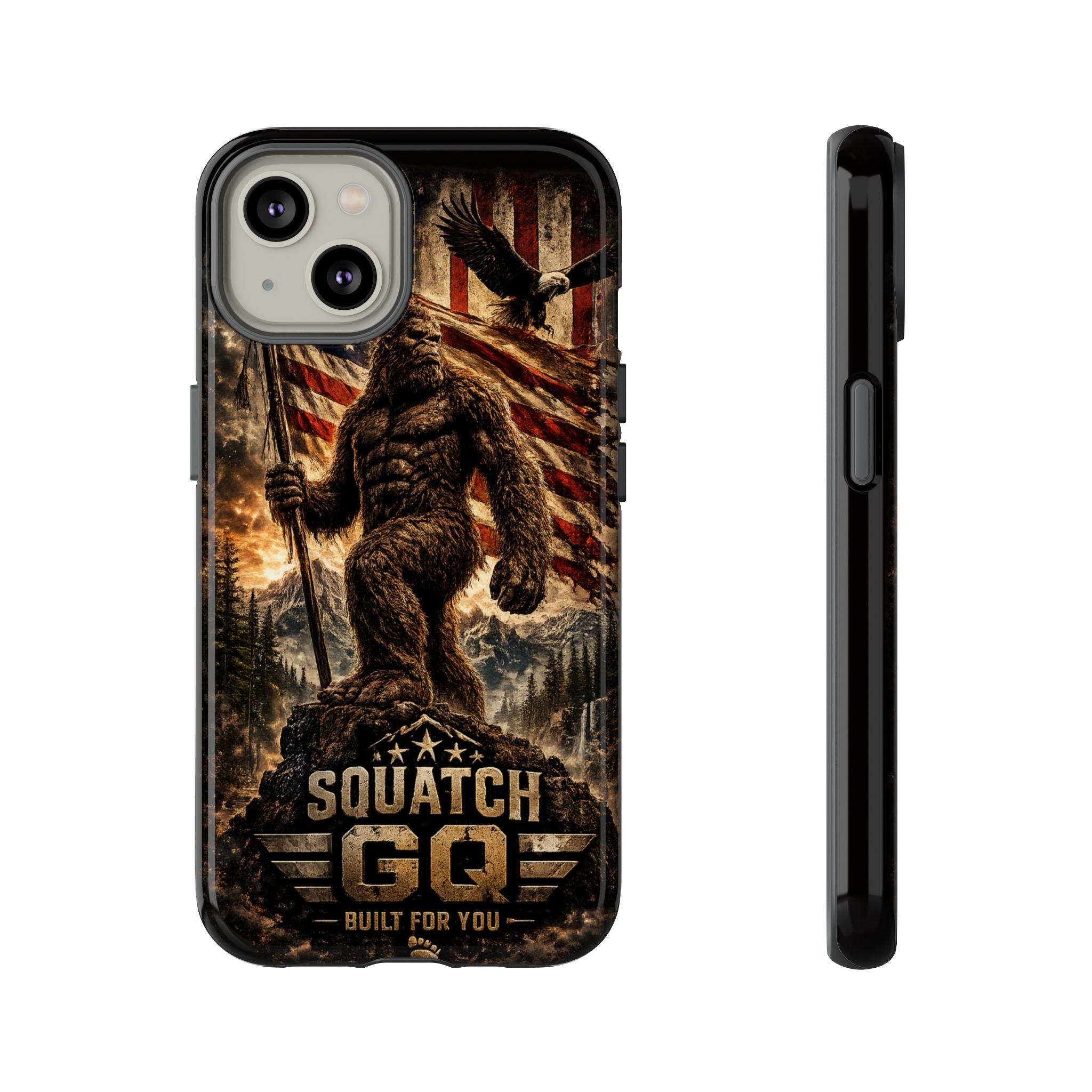 Squatch GQ Phone Case — American Bigfoot Protective iPhone Cover