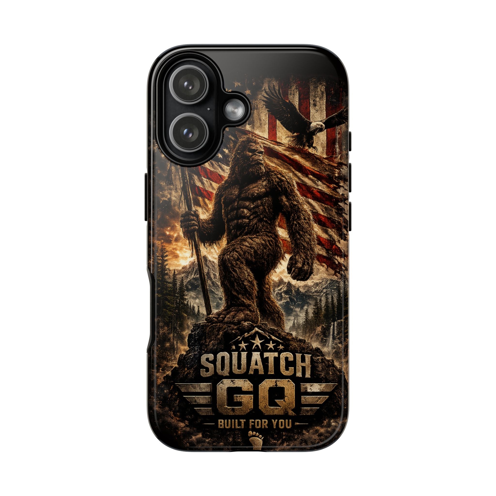 Squatch GQ Phone Case — American Bigfoot Protective iPhone Cover